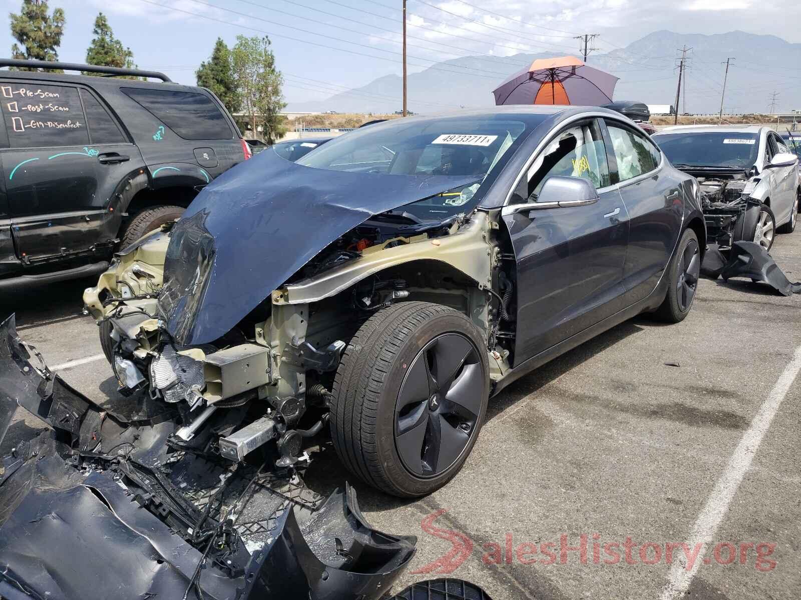 5YJ3E1EA1KF307249 2019 TESLA MODEL 3