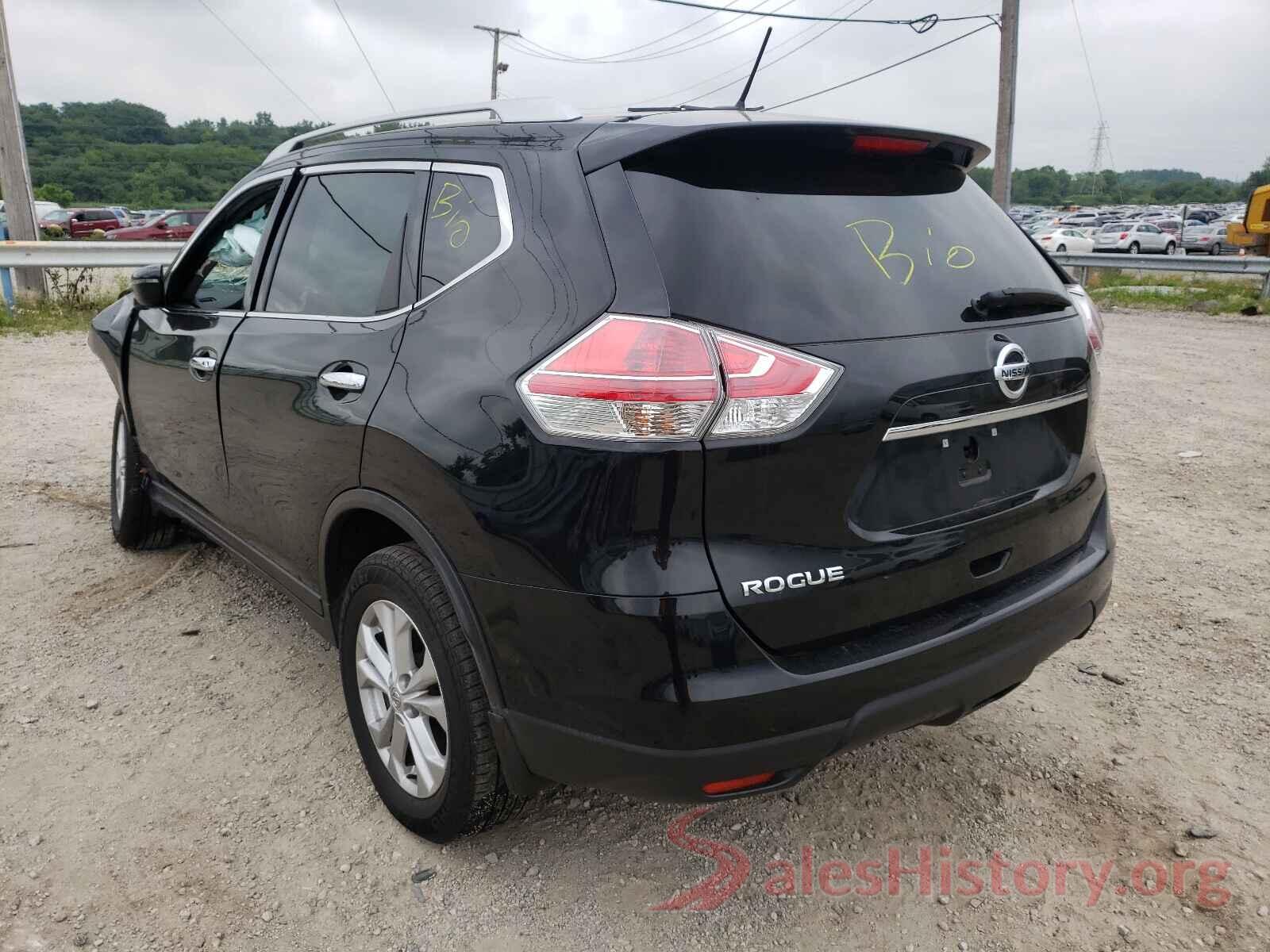 KNMAT2MV1GP734399 2016 NISSAN ROGUE