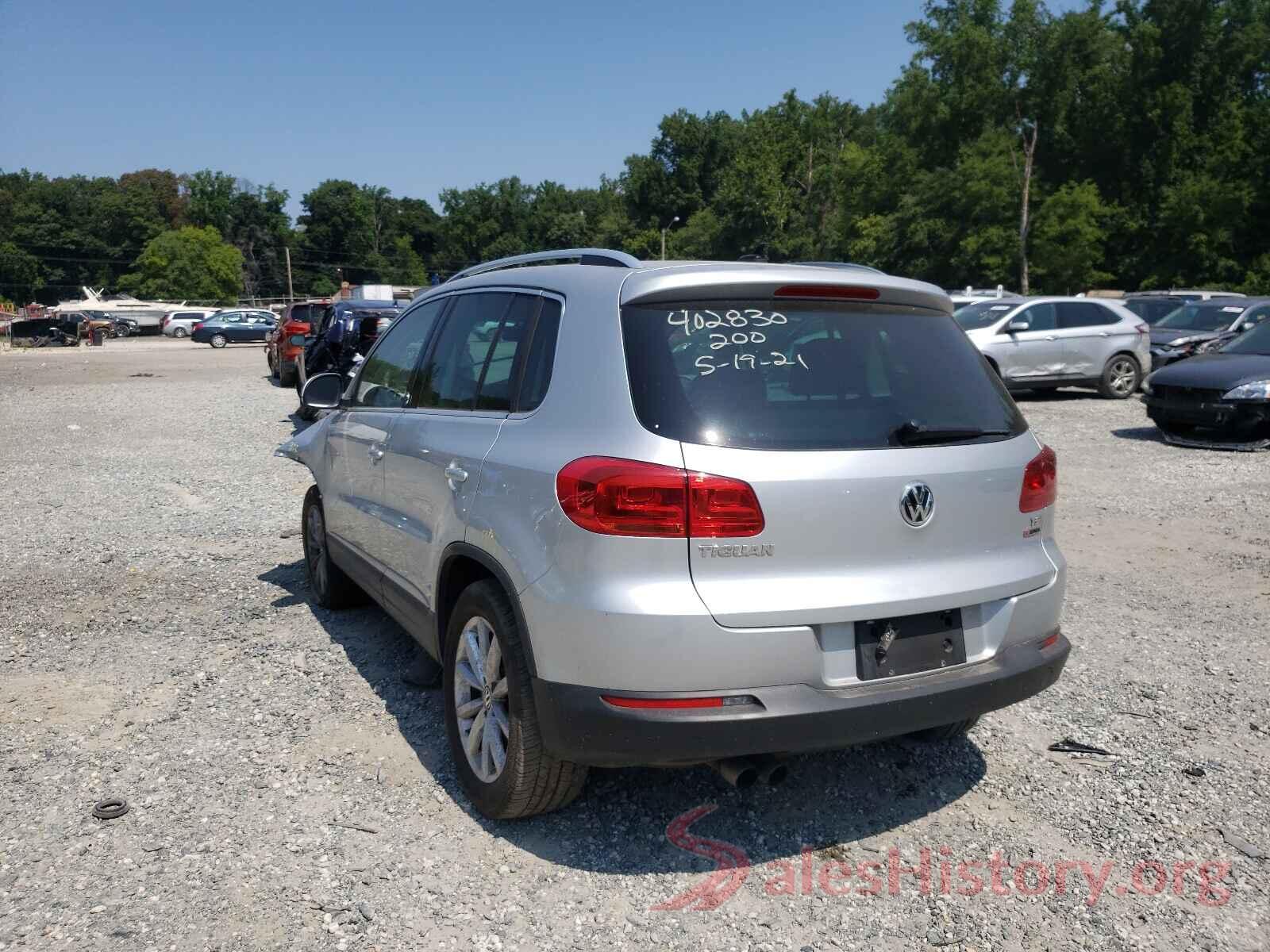 WVGSV7AX7HK019882 2017 VOLKSWAGEN TIGUAN