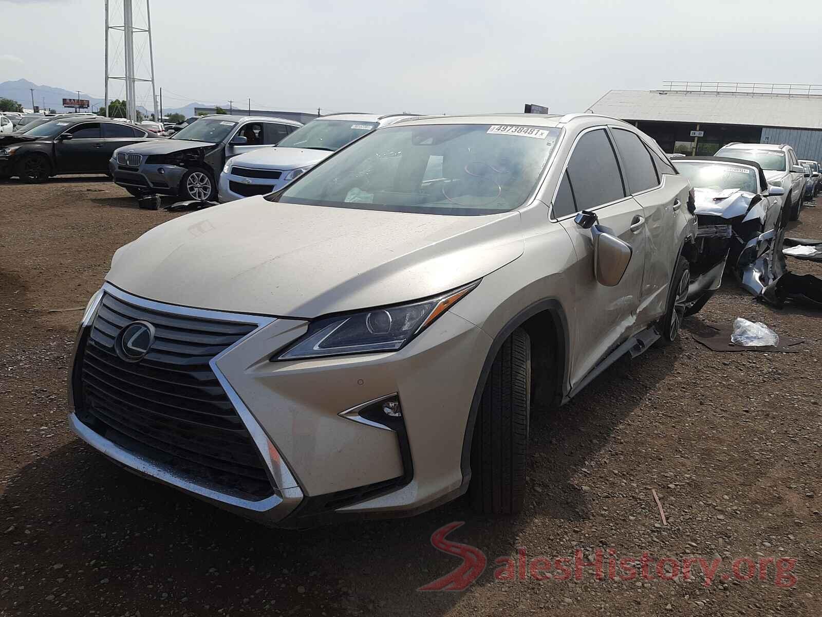 2T2ZZMCA5KC136752 2019 LEXUS RX350