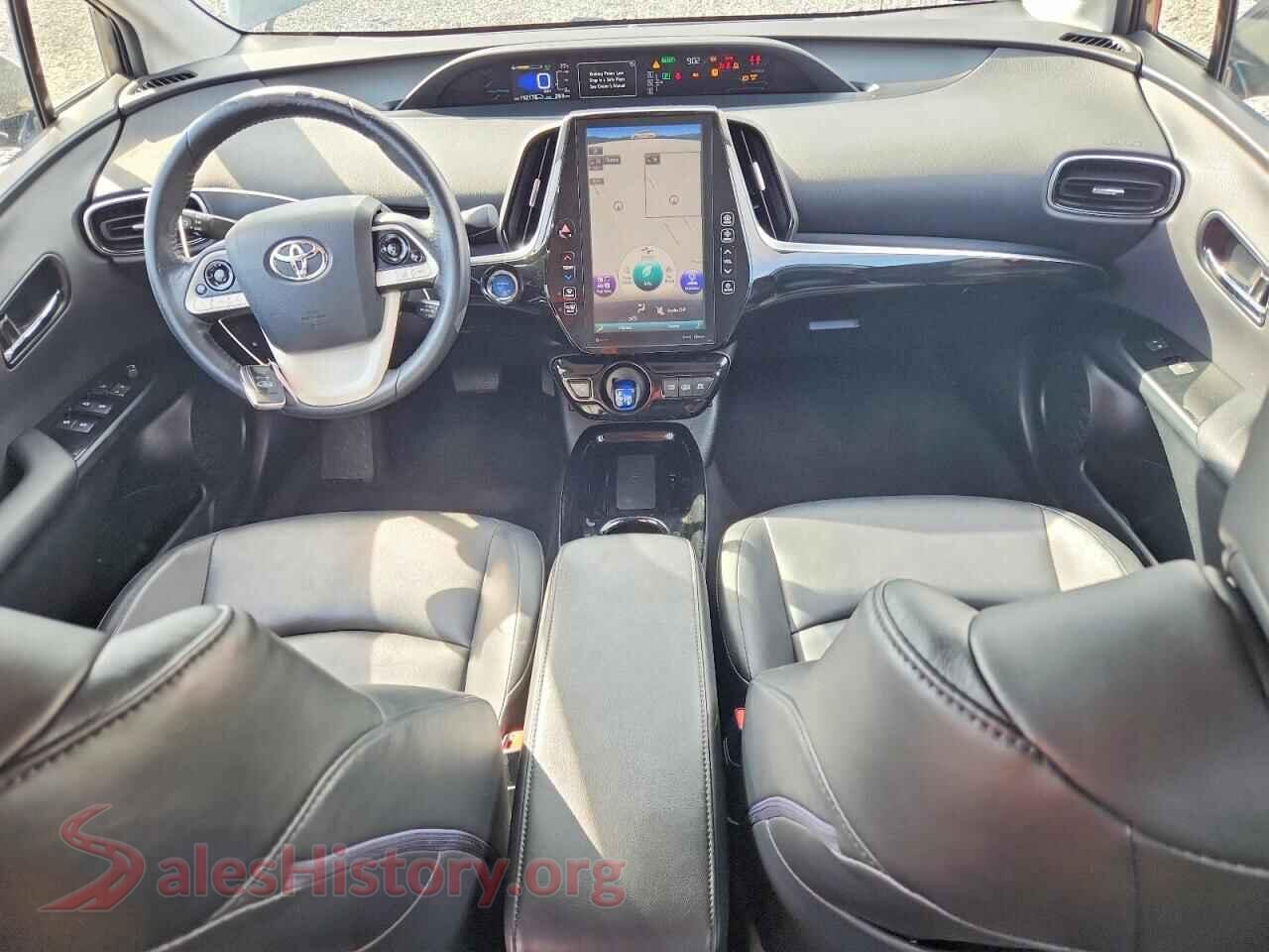2017 TOYOTA PRIUS VIN JTDKARFPXH3056715, interior dashboard