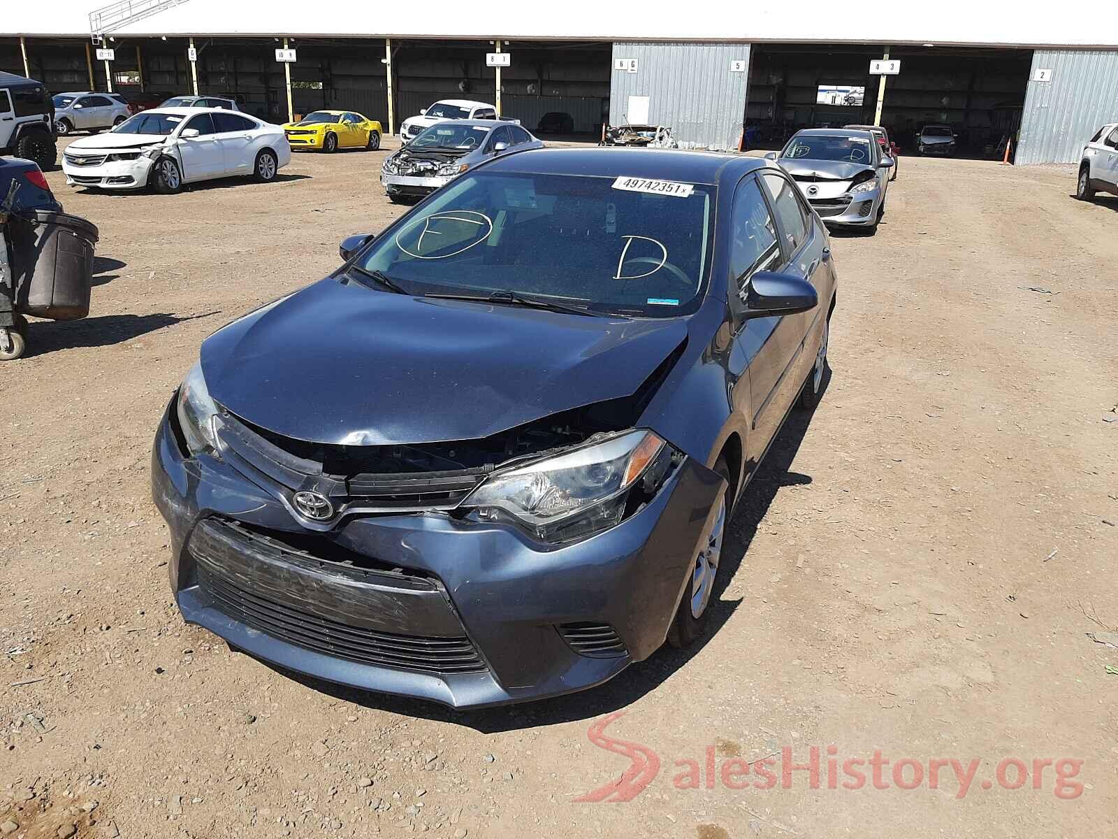 2T1BURHE8GC707056 2016 TOYOTA COROLLA