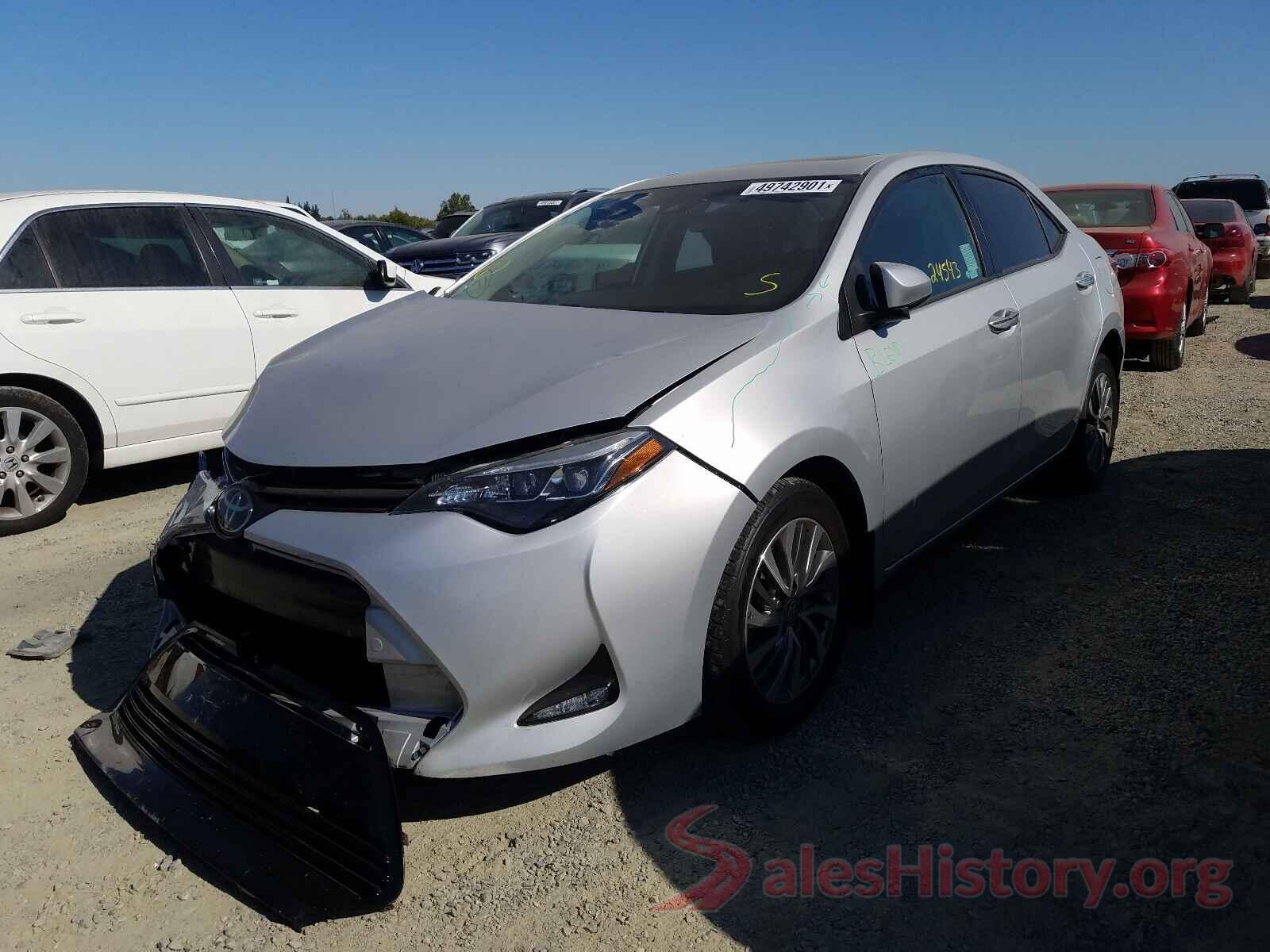 2T1BURHE8JC003186 2018 TOYOTA COROLLA