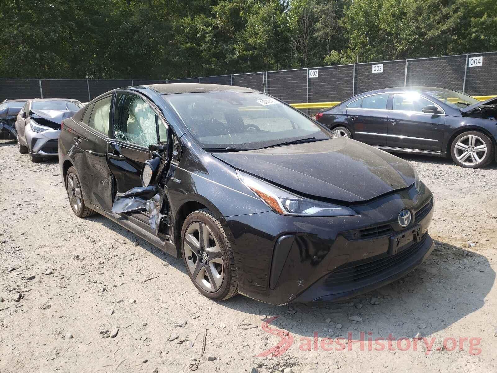 JTDKARFU2K3091469 2019 TOYOTA PRIUS