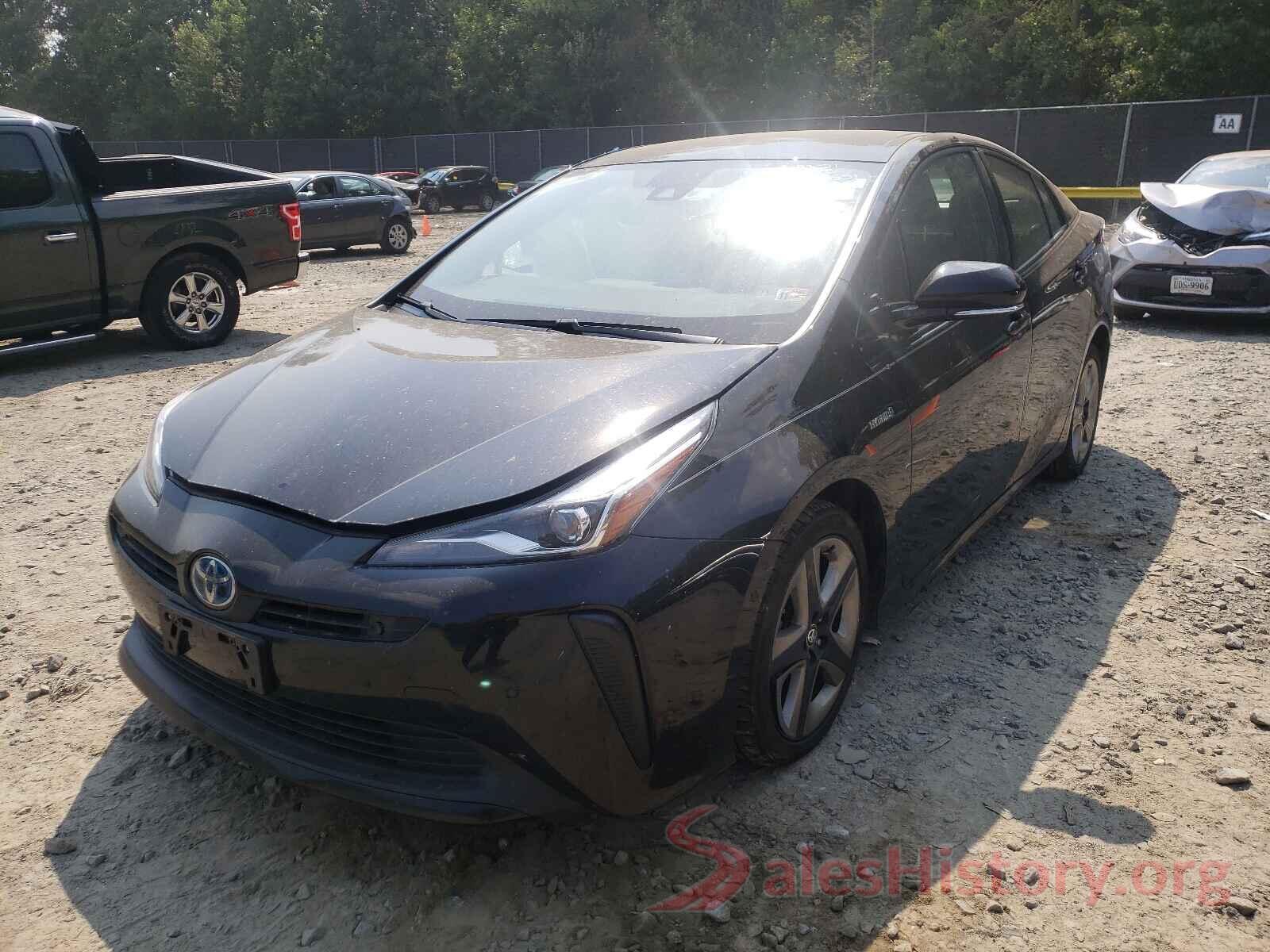 JTDKARFU2K3091469 2019 TOYOTA PRIUS