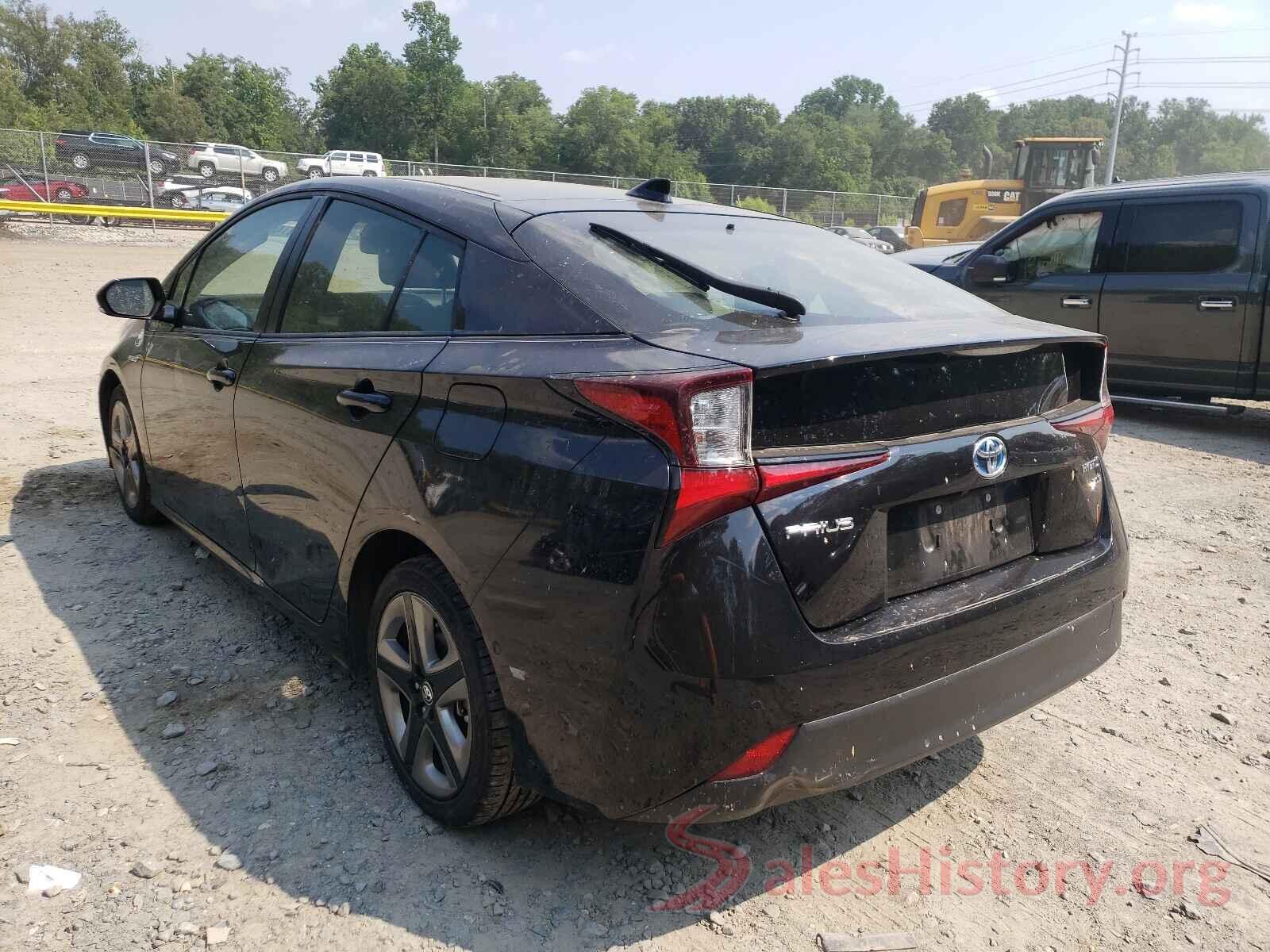 JTDKARFU2K3091469 2019 TOYOTA PRIUS