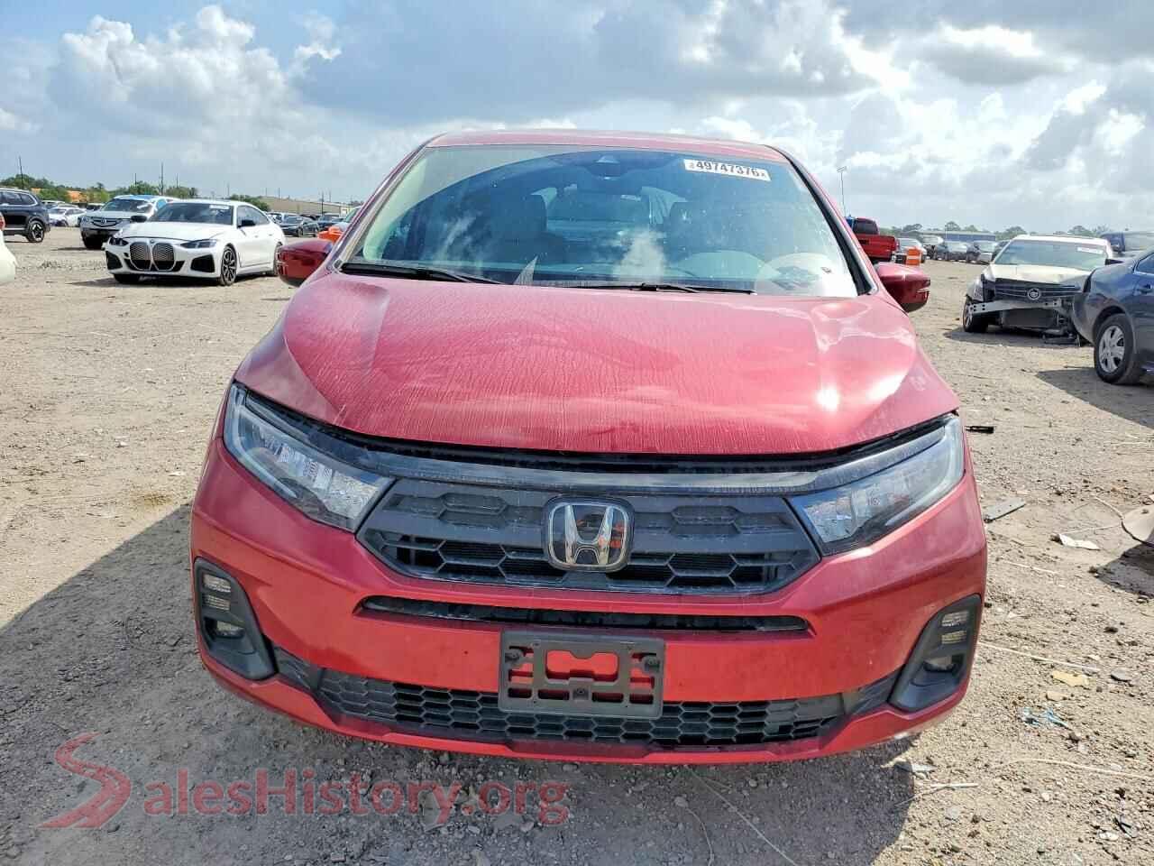 2025 HONDA ODYSSEY VIN 5FNRL6H68SB007972, rear view