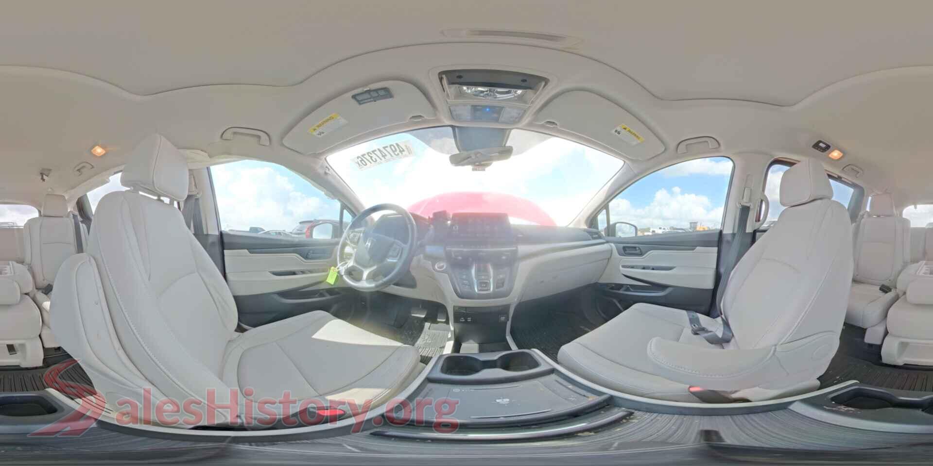 2025 HONDA ODYSSEY VIN 5FNRL6H68SB007972, auction photo 15