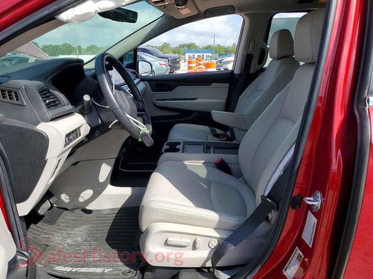 2025 HONDA ODYSSEY VIN 5FNRL6H68SB007972, engine bay