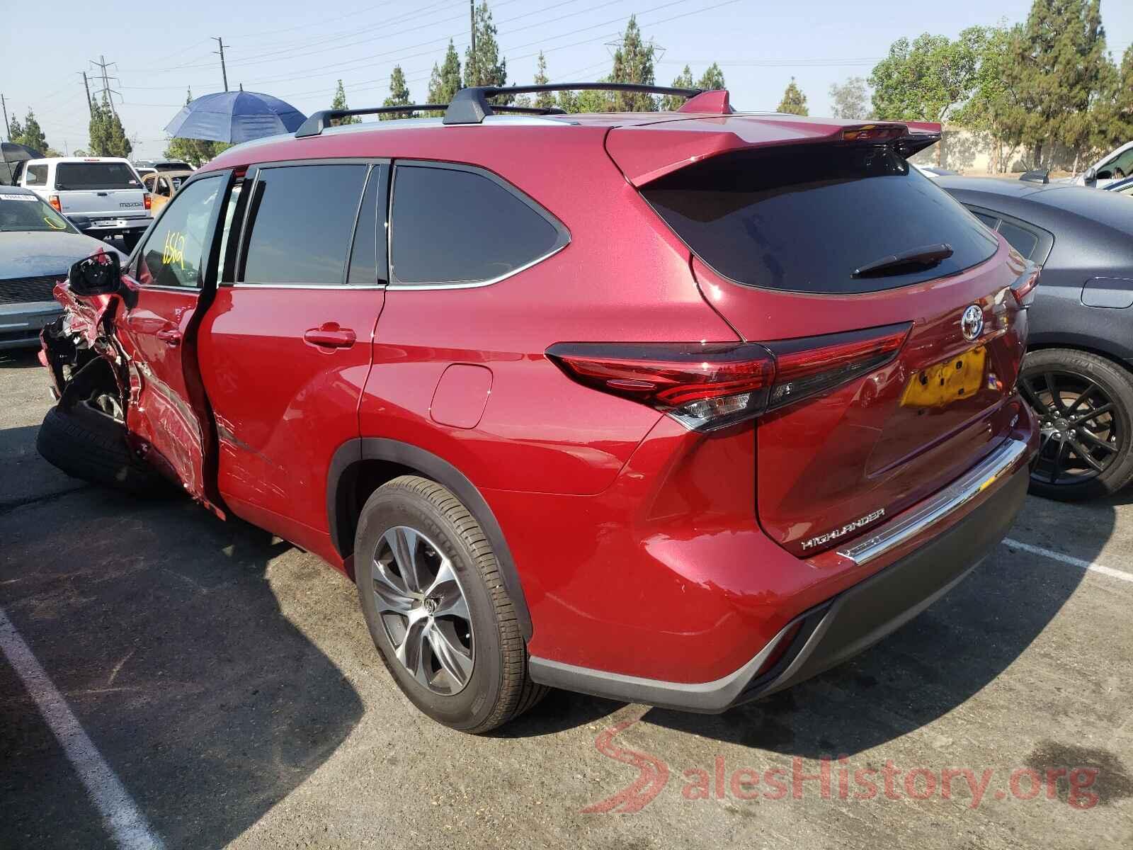 5TDHZRAH9LS508857 2020 TOYOTA HIGHLANDER