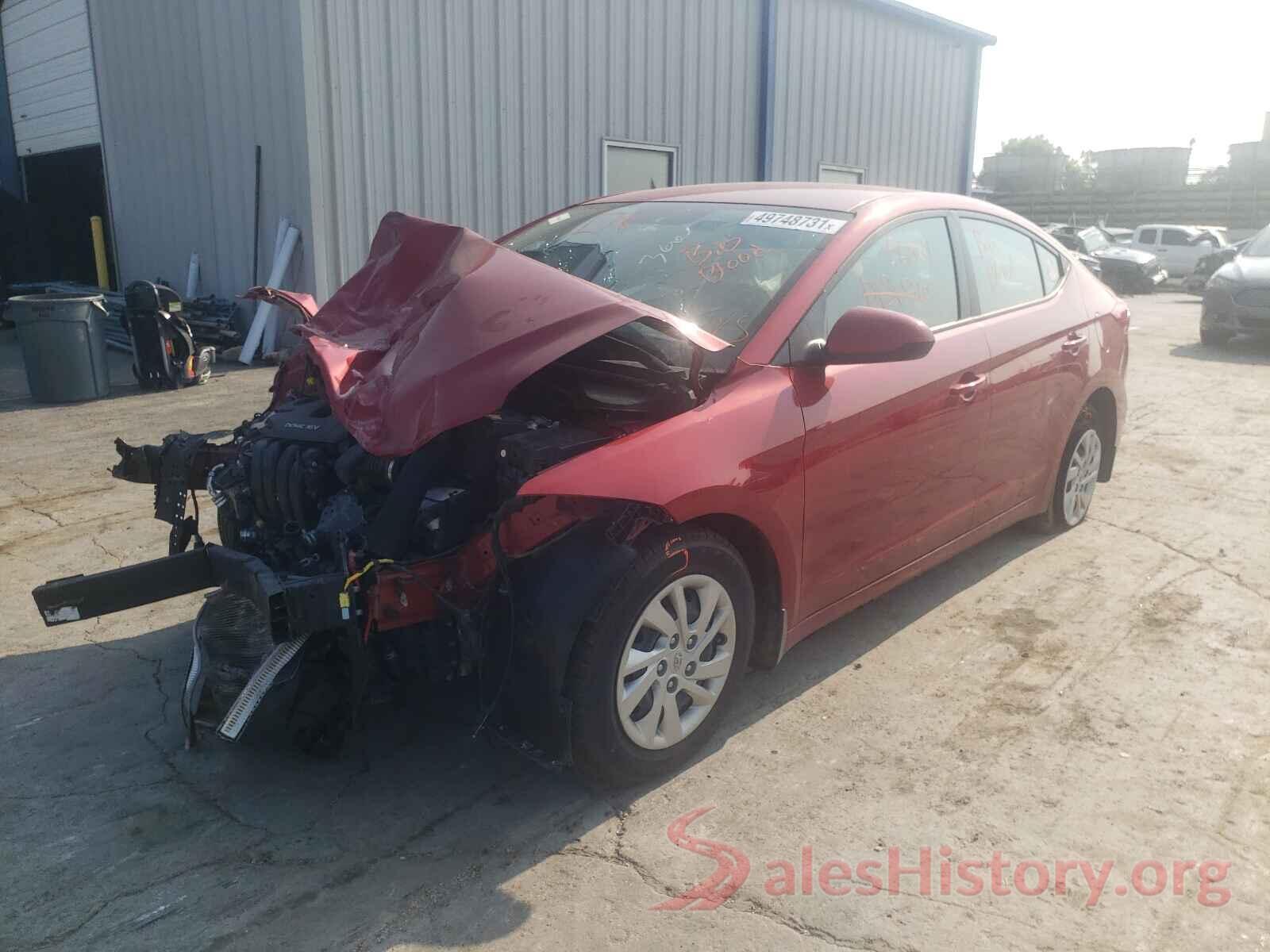 5NPD74LF8JH285023 2018 HYUNDAI ELANTRA