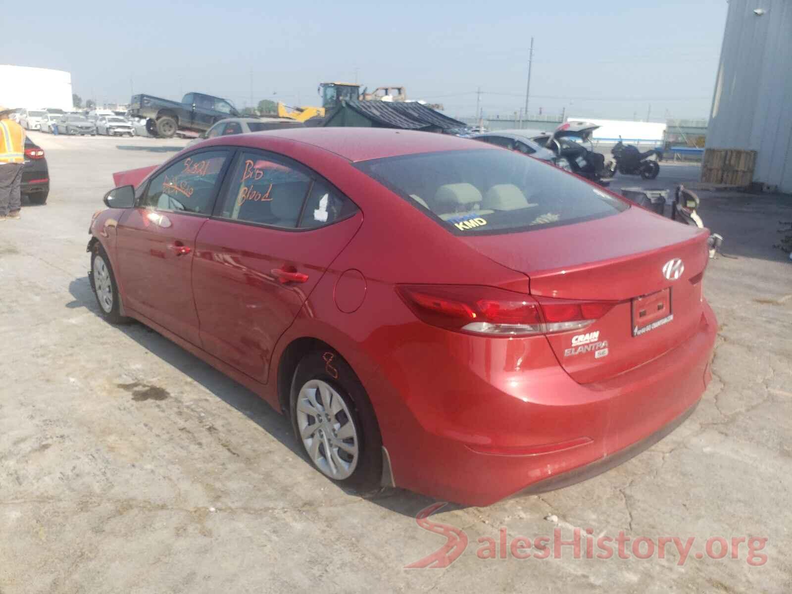 5NPD74LF8JH285023 2018 HYUNDAI ELANTRA