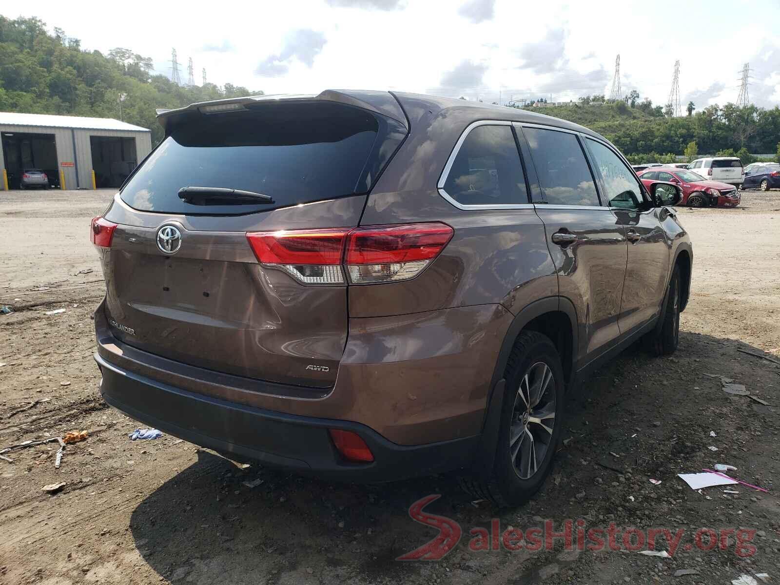 5TDBZRFHXKS981180 2019 TOYOTA HIGHLANDER