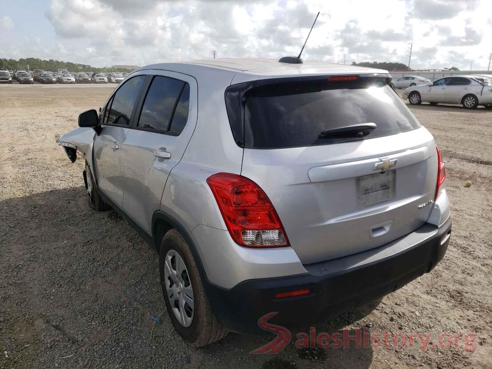 KL7CJKSB0GB570404 2016 CHEVROLET TRAX