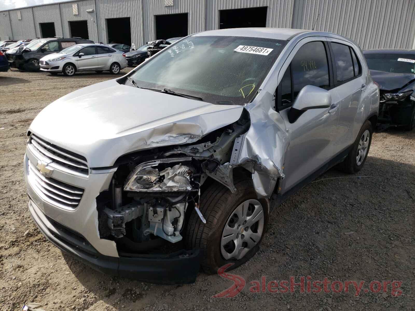 KL7CJKSB0GB570404 2016 CHEVROLET TRAX