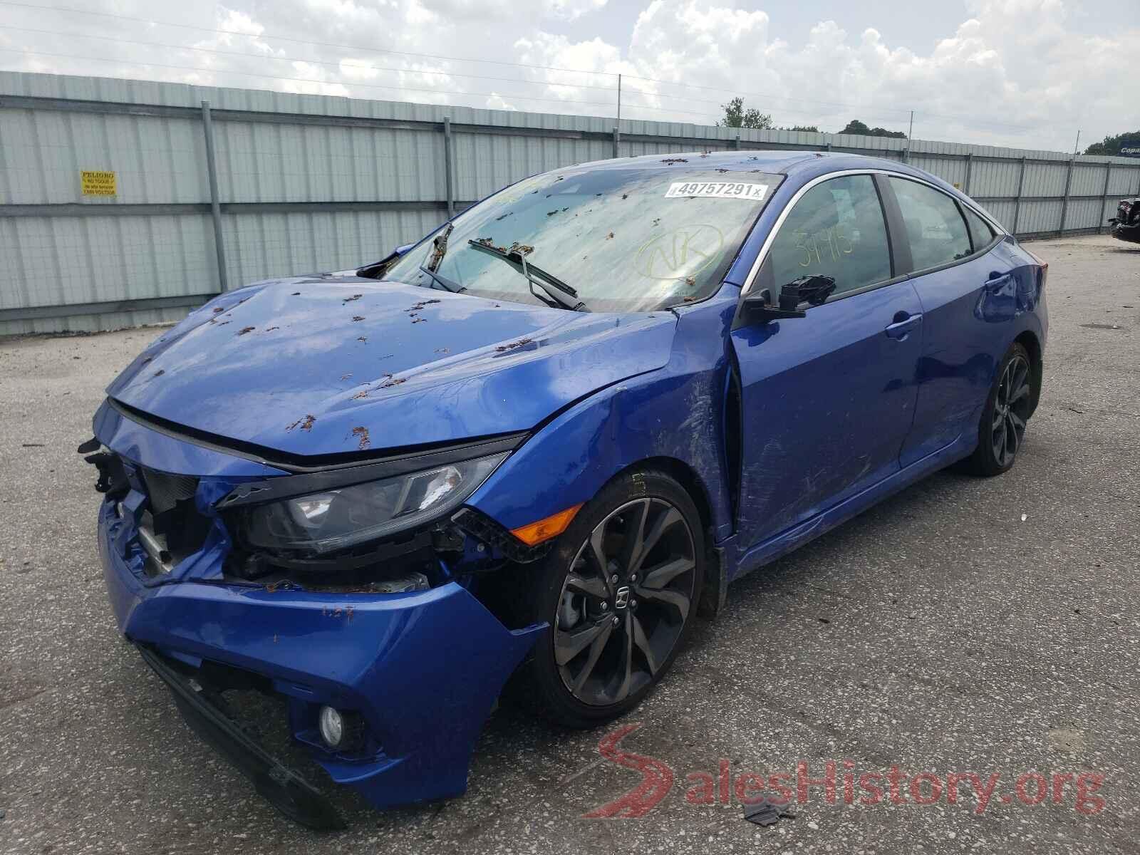 2HGFC2F85KH577536 2019 HONDA CIVIC