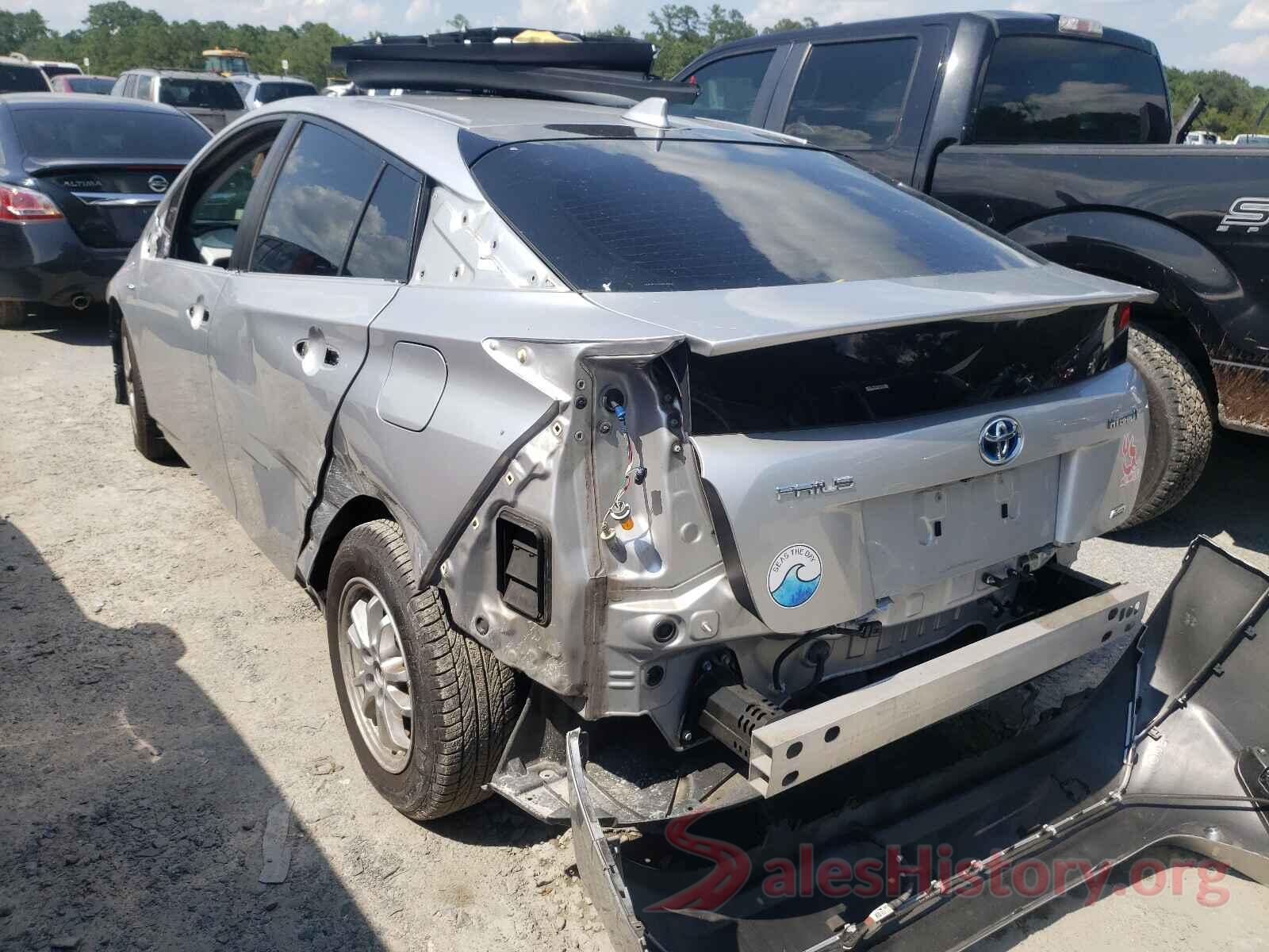 JTDKARFU1G3502853 2016 TOYOTA PRIUS