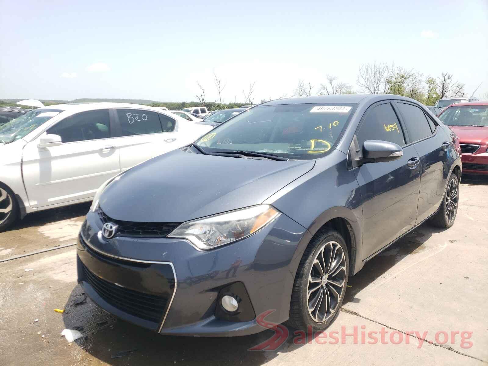 5YFBURHE0GP562952 2016 TOYOTA COROLLA