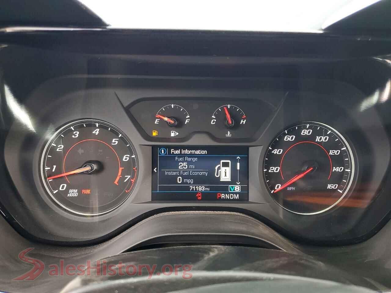 2020 CHEVROLET CAMARO VIN 1G1FF1R72L0147979, interior center console