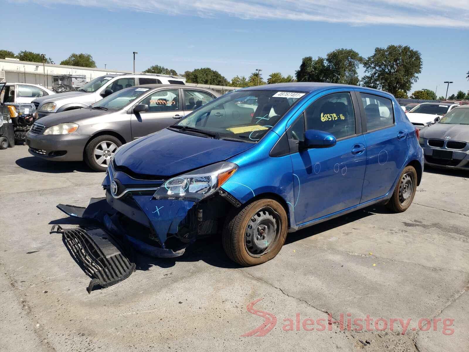 VNKKTUD37GA066813 2016 TOYOTA YARIS