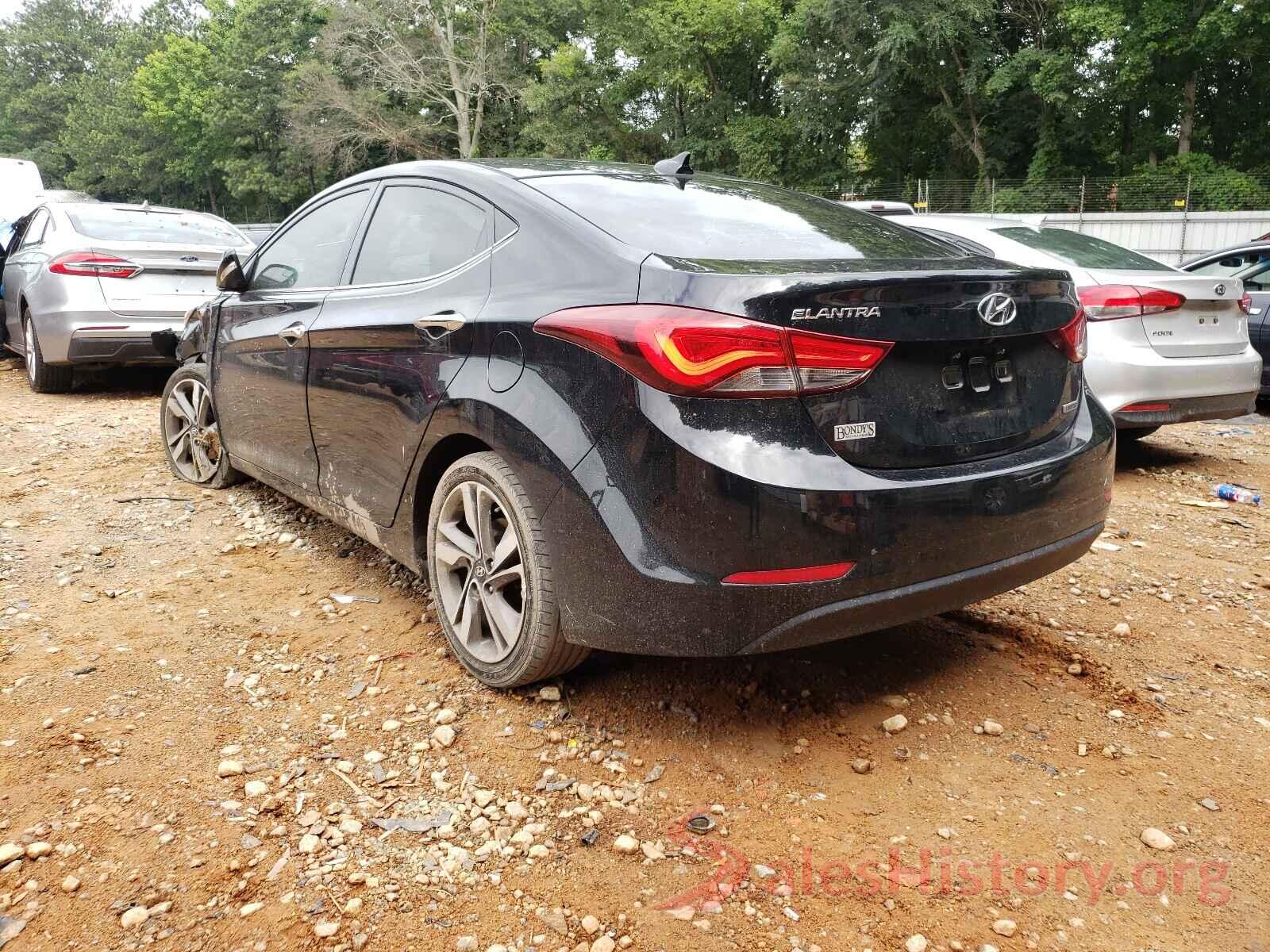 5NPDH4AE8GH734703 2016 HYUNDAI ELANTRA