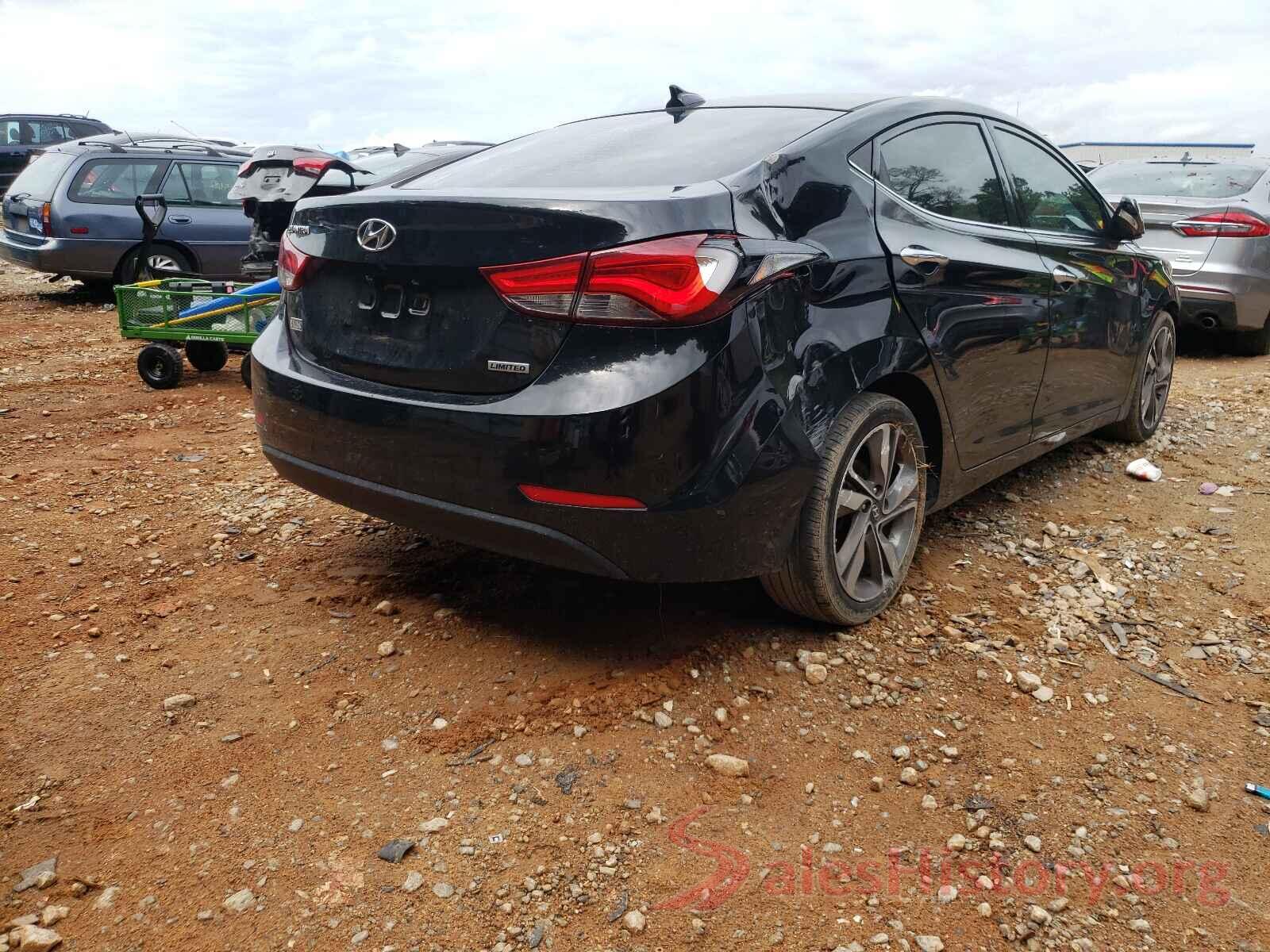 5NPDH4AE8GH734703 2016 HYUNDAI ELANTRA