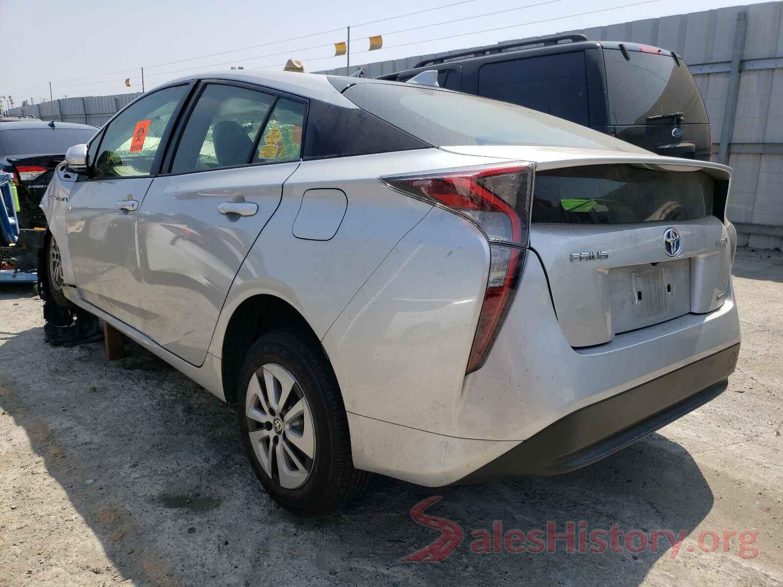 JTDKARFU3G3003973 2016 TOYOTA PRIUS