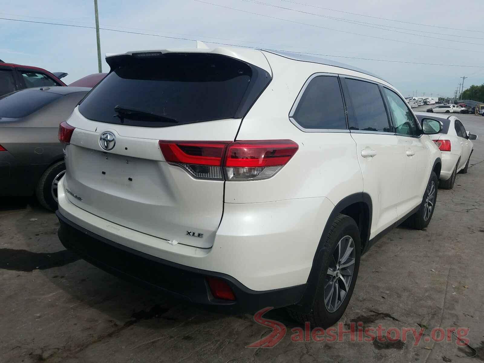 5TDKZRFH8KS349195 2019 TOYOTA HIGHLANDER