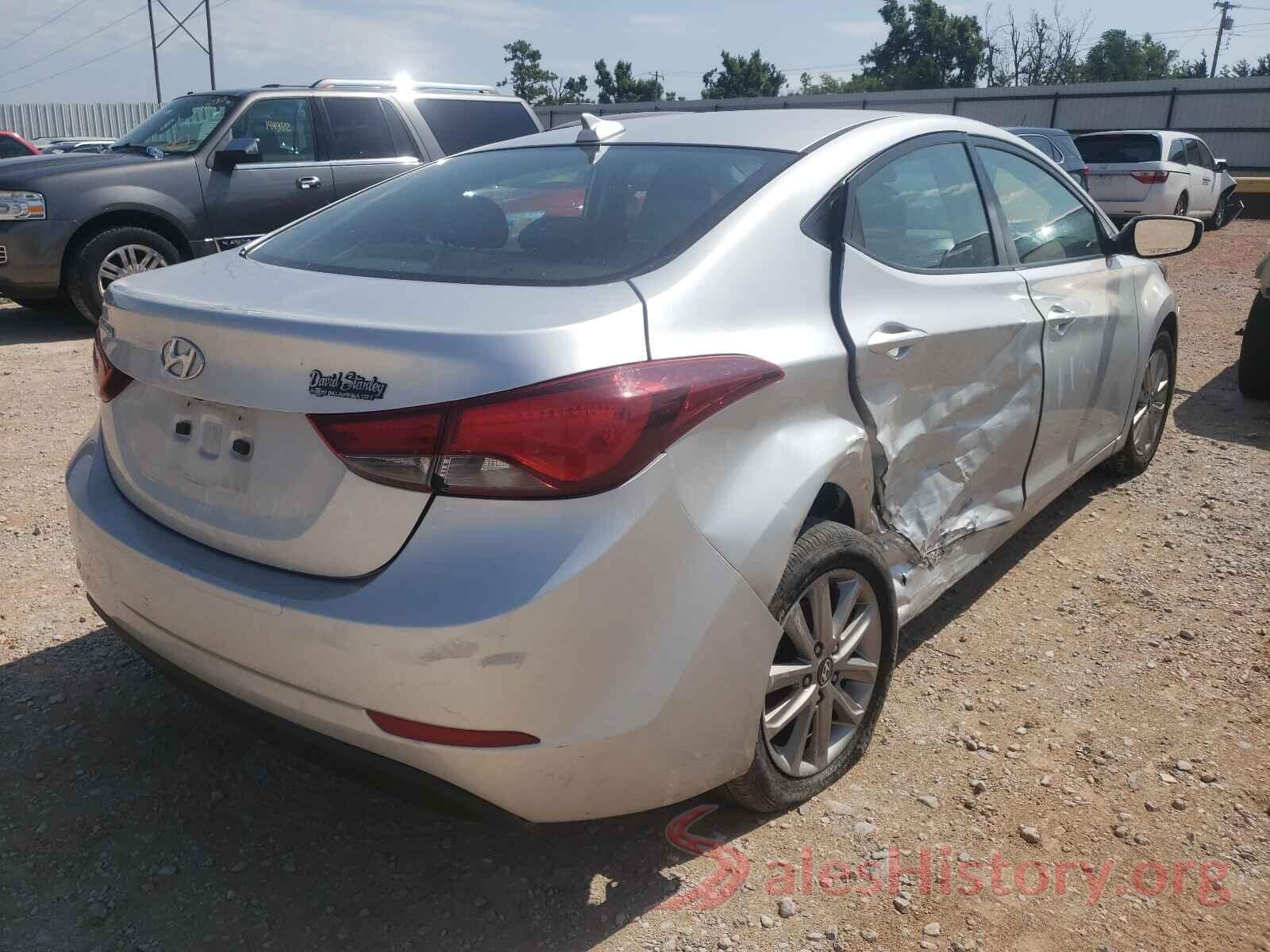 5NPDH4AE2GH719971 2016 HYUNDAI ELANTRA