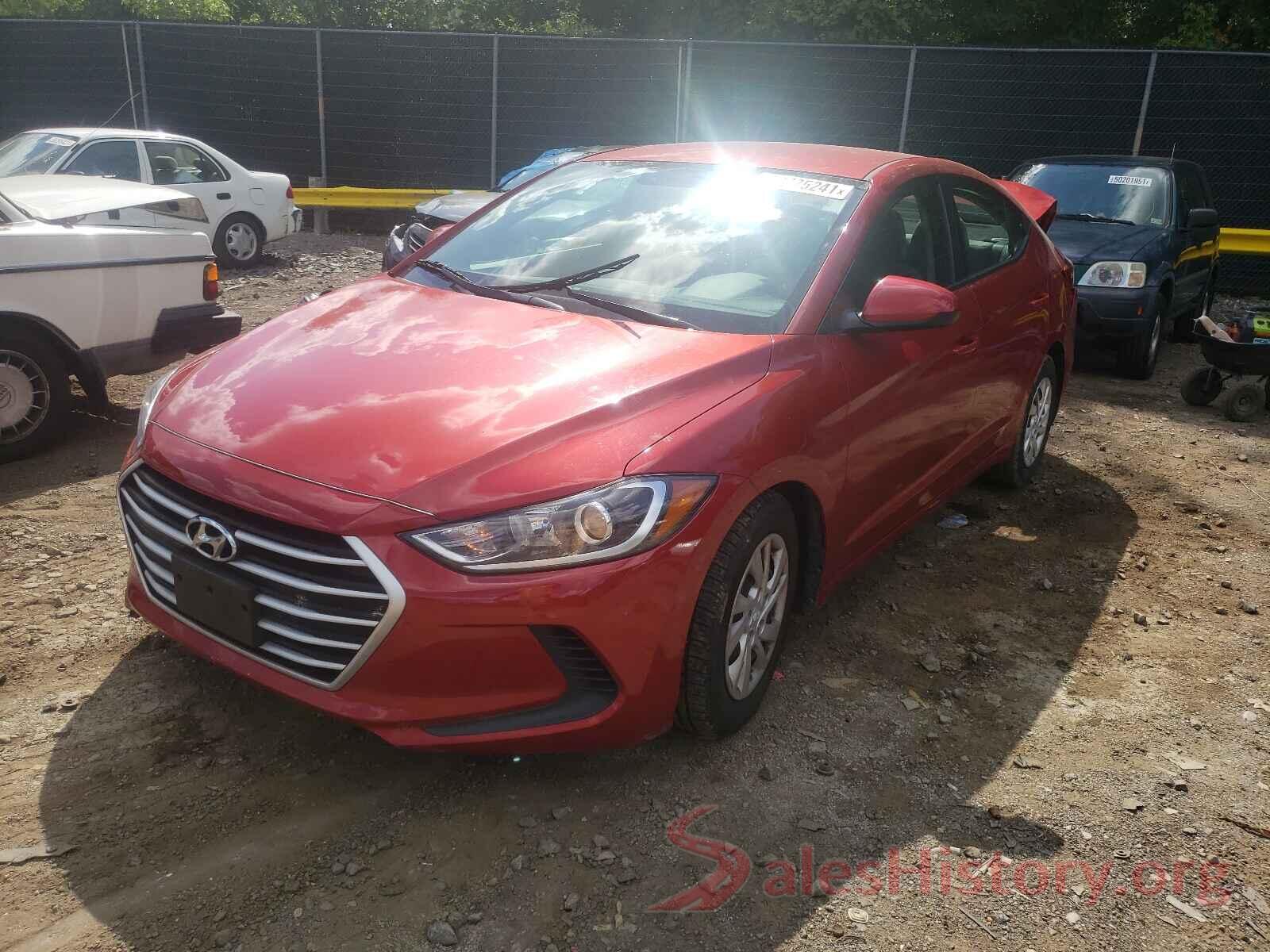 5NPD74LF9HH207053 2017 HYUNDAI ELANTRA