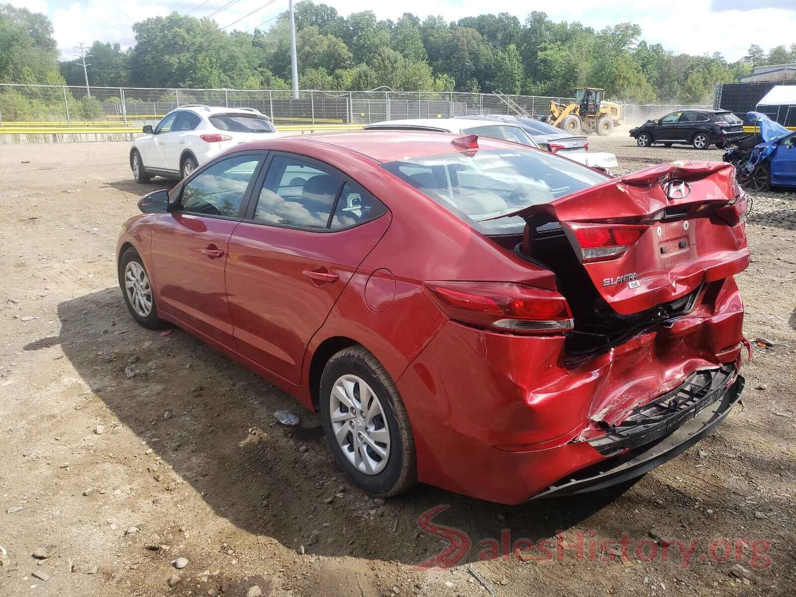 5NPD74LF9HH207053 2017 HYUNDAI ELANTRA