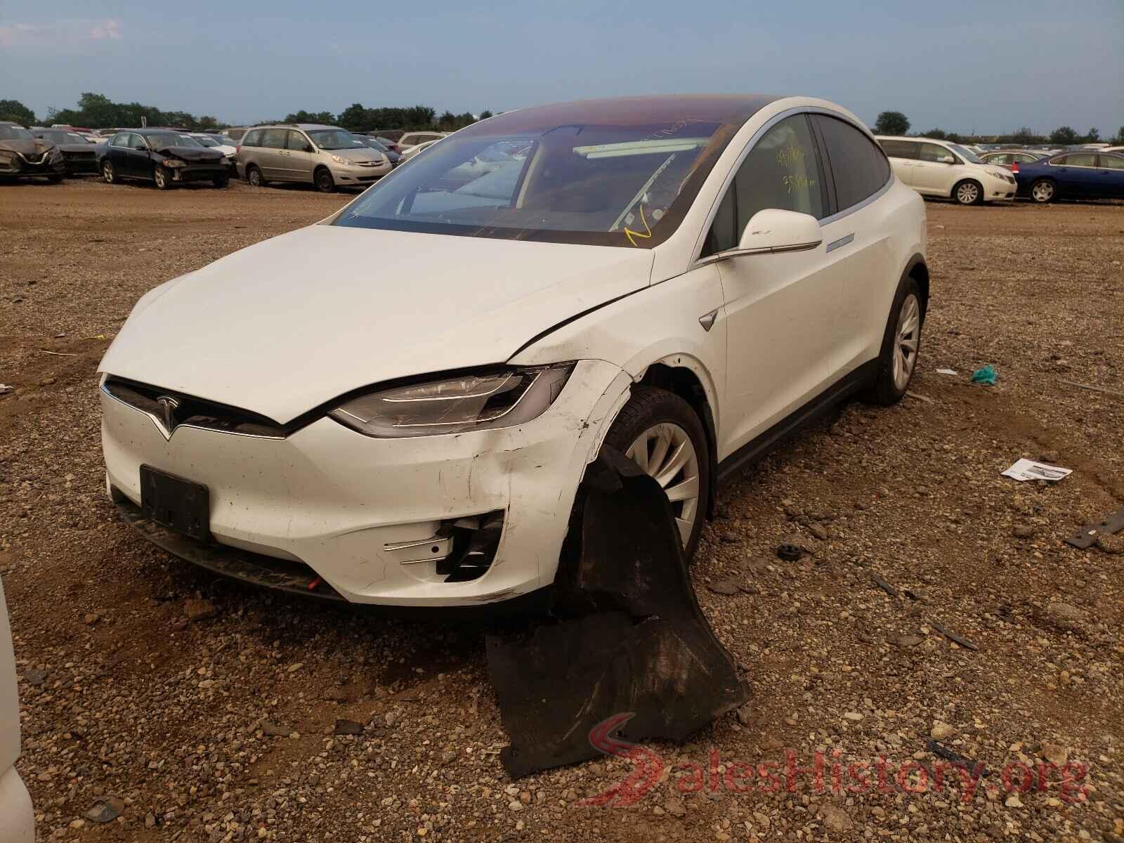 5YJXCBE20HF058182 2017 TESLA MODEL X