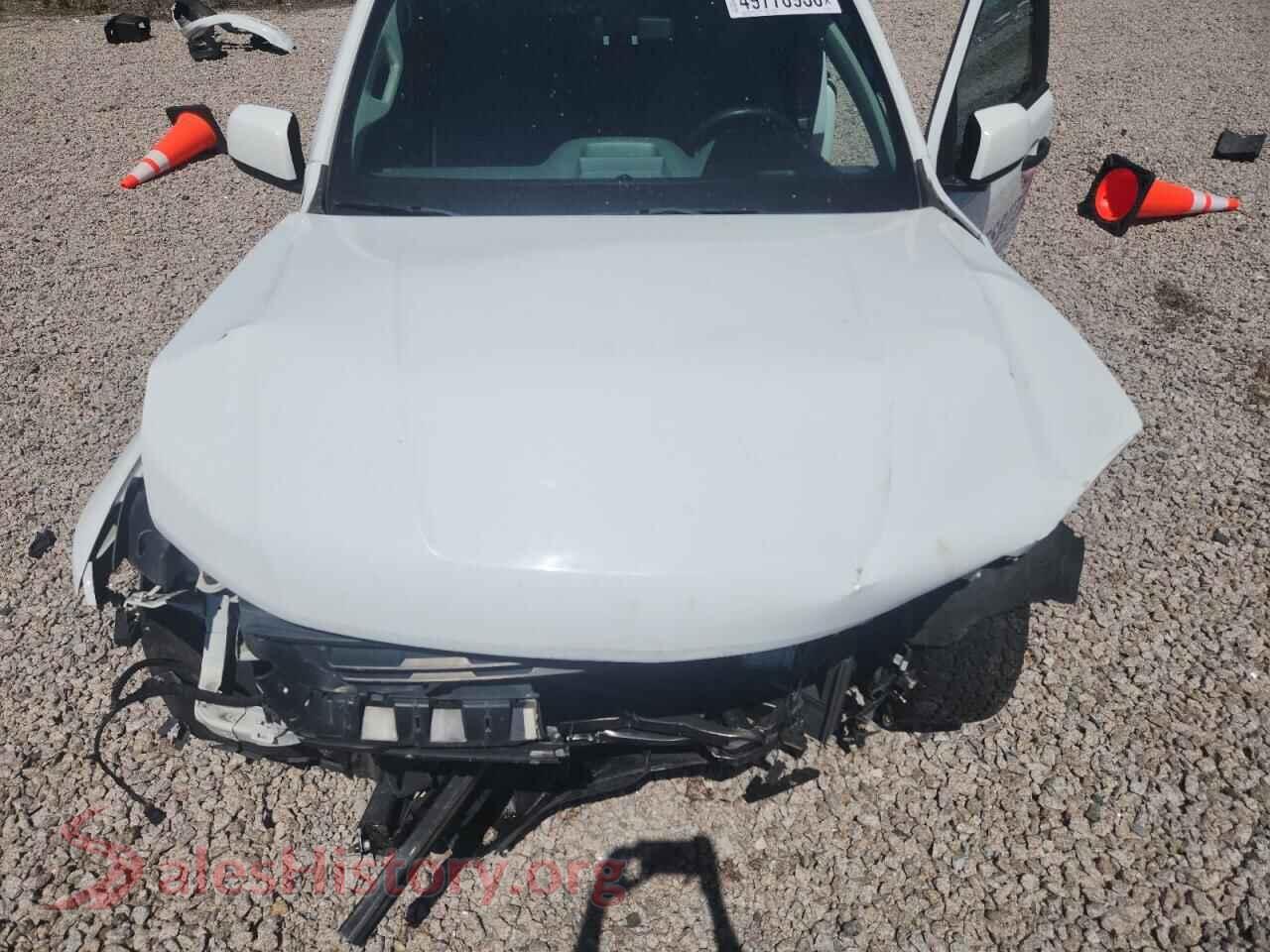 2019 CHEVROLET COLORADO VIN 1GCHSBEA8K1185552, VIN plate
