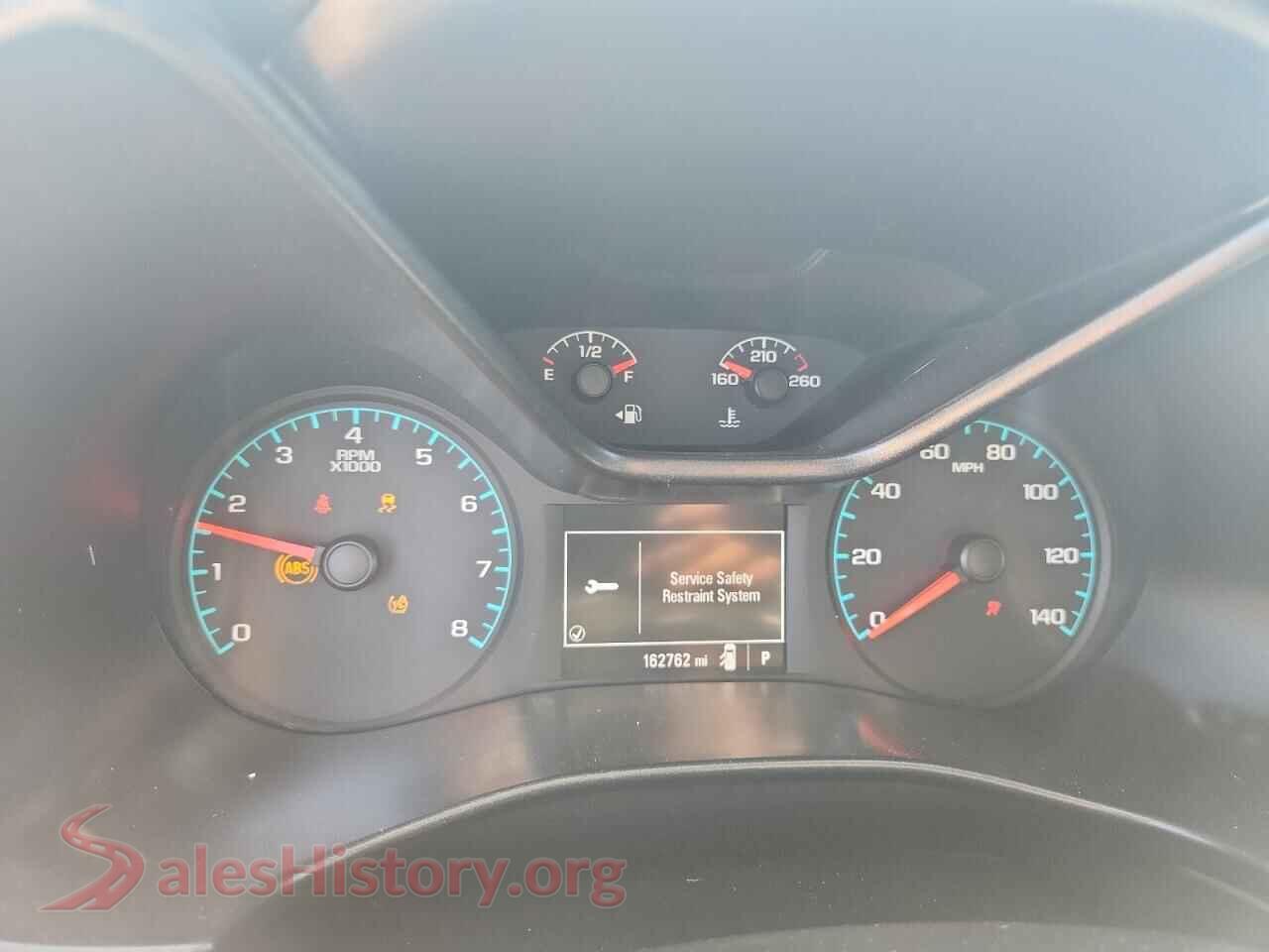 2019 CHEVROLET COLORADO VIN 1GCHSBEA8K1185552, interior center console