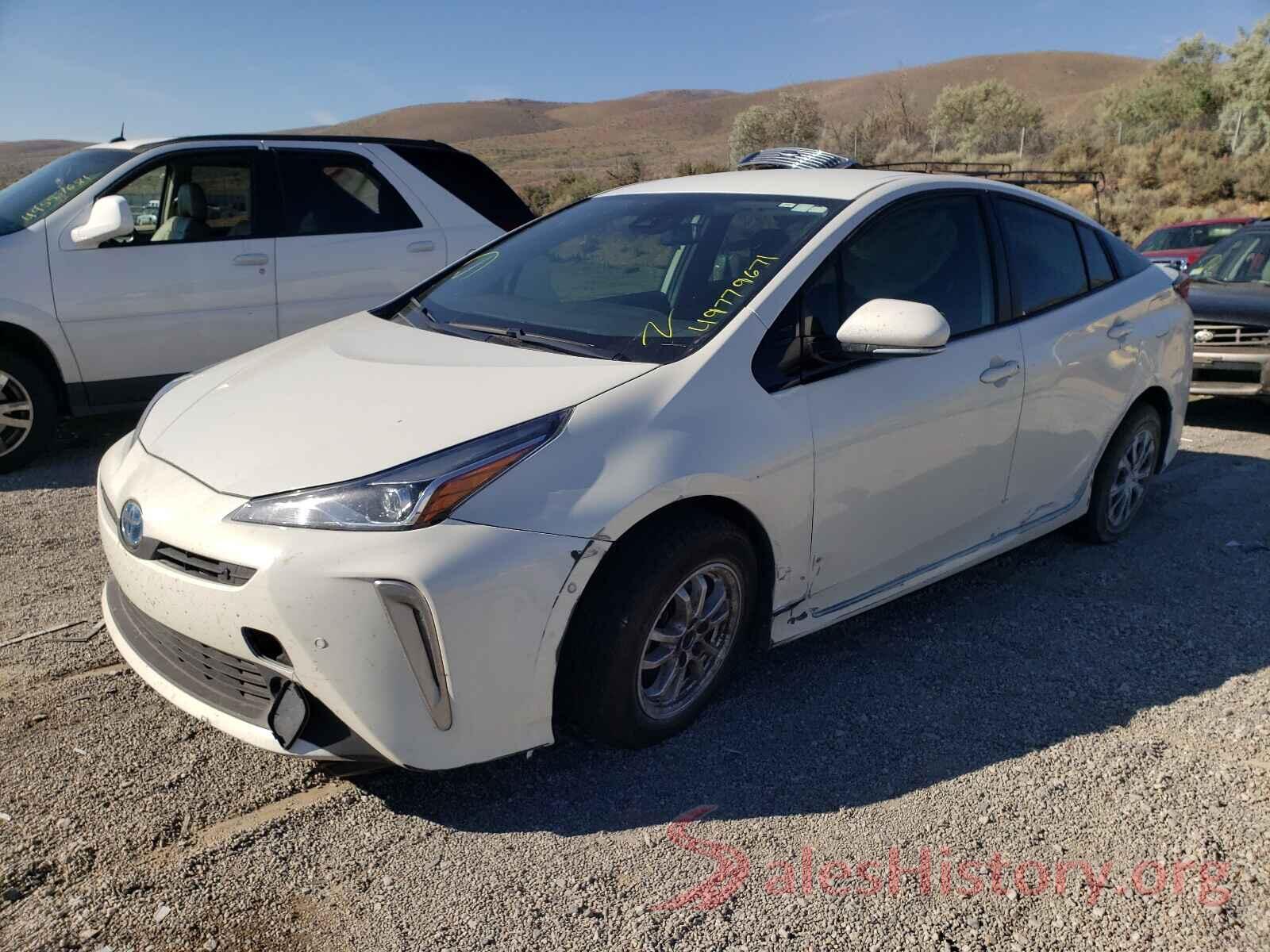 JTDL9RFU9L3016377 2020 TOYOTA PRIUS