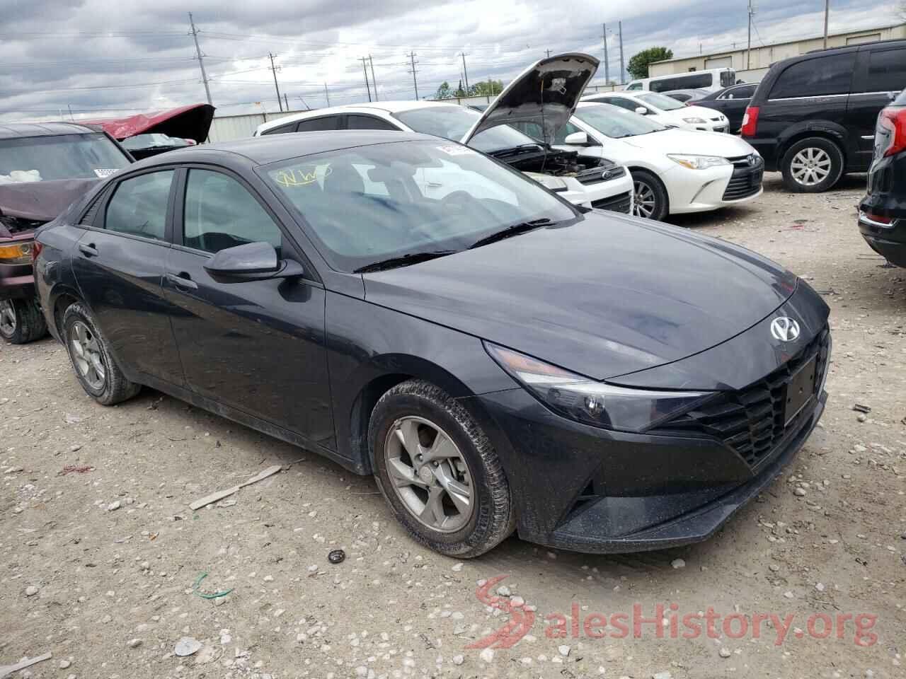 5NPLL4AG1MH040572 2021 HYUNDAI ELANTRA