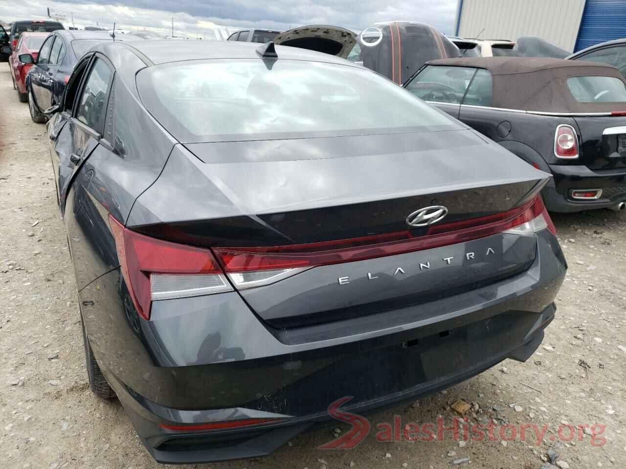 5NPLL4AG1MH040572 2021 HYUNDAI ELANTRA