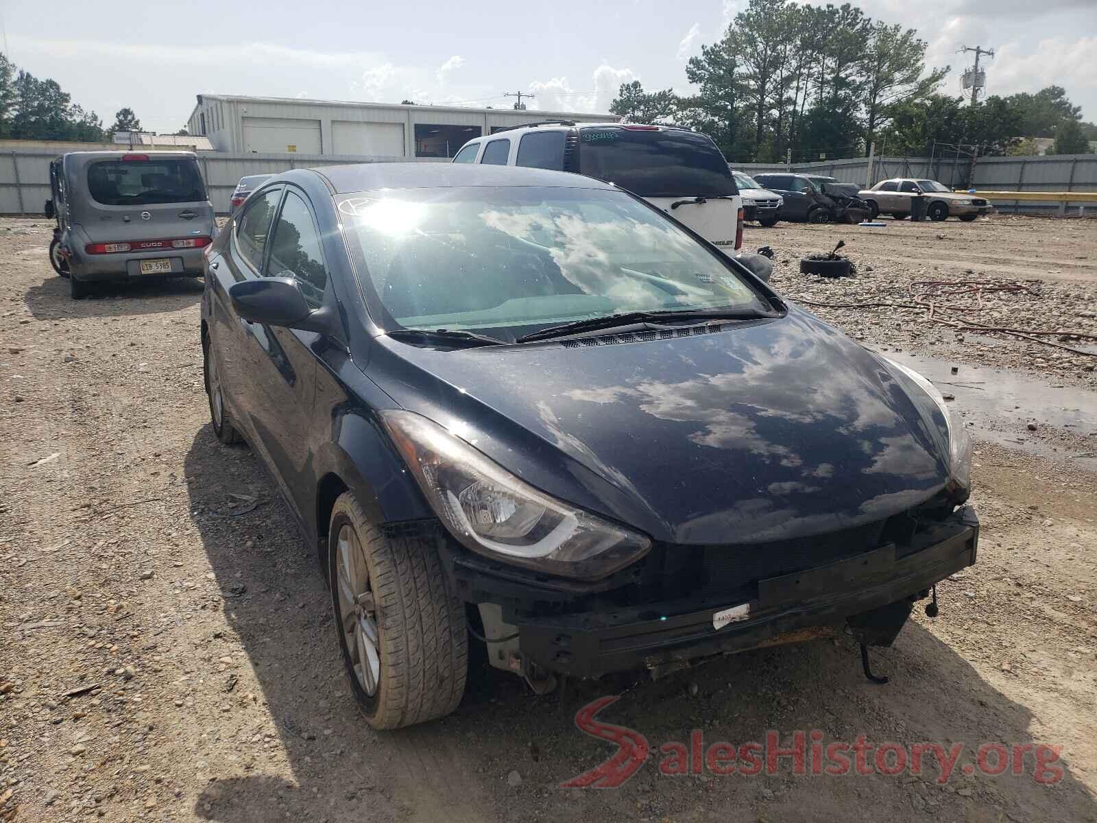 5NPDH4AE9GH661261 2016 HYUNDAI ELANTRA