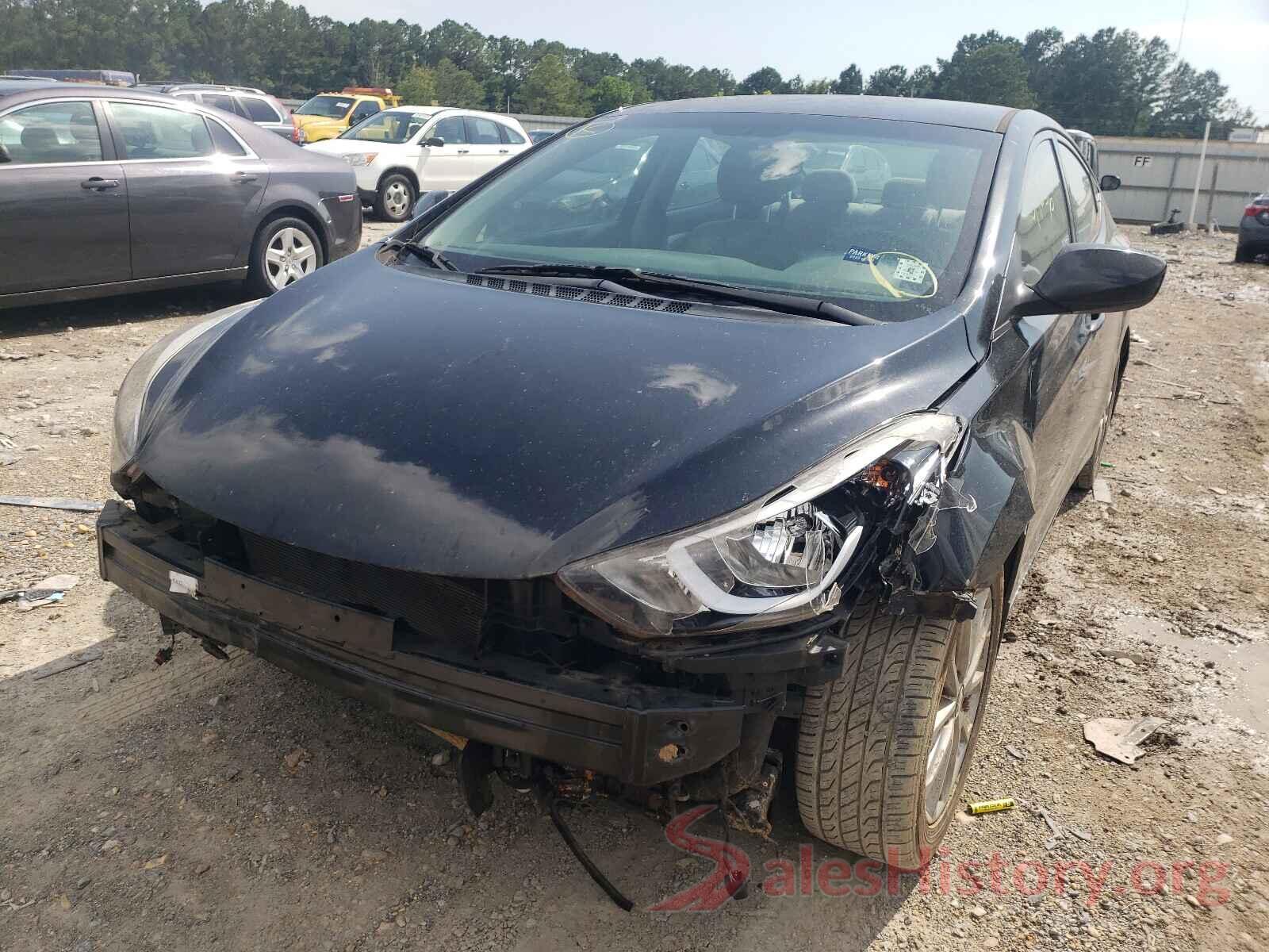 5NPDH4AE9GH661261 2016 HYUNDAI ELANTRA