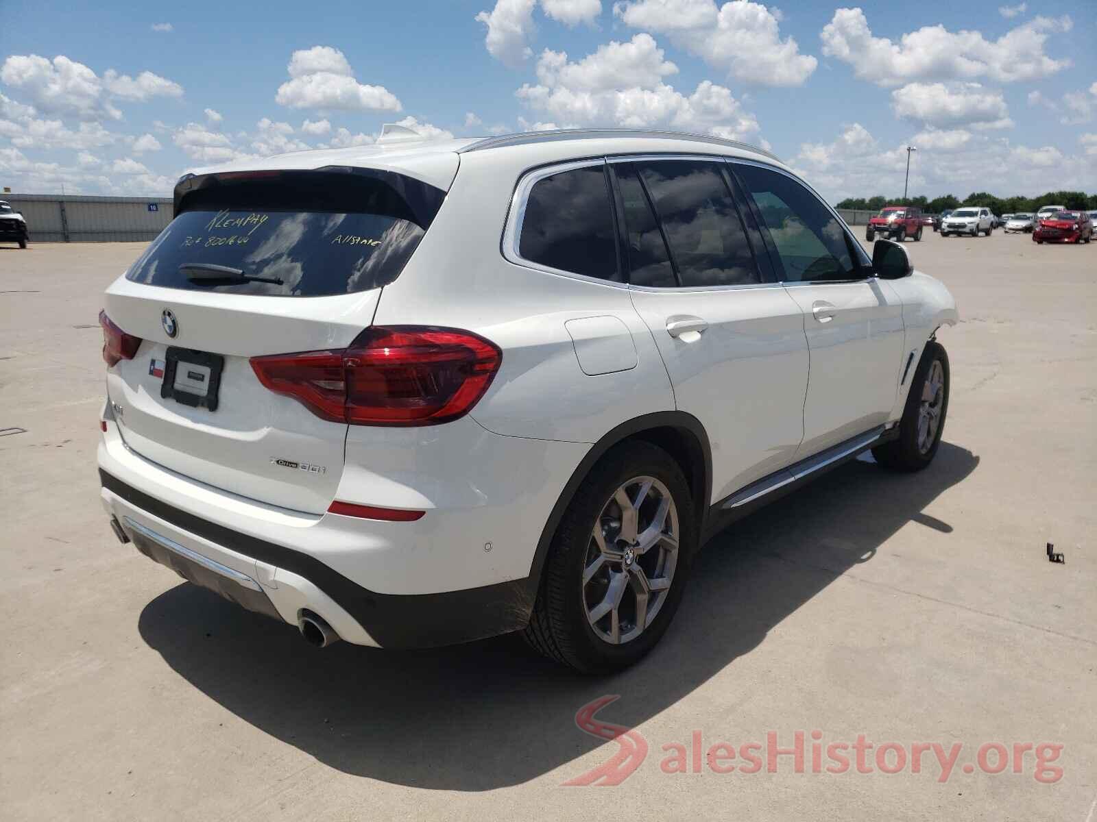 5UXTY5C0XLLT36643 2020 BMW X3