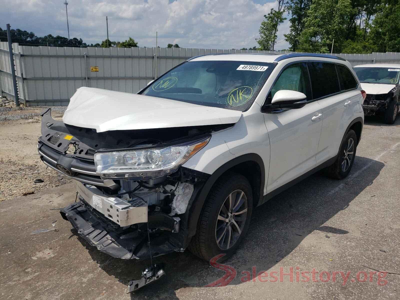 5TDKZRFH1KS306463 2019 TOYOTA HIGHLANDER