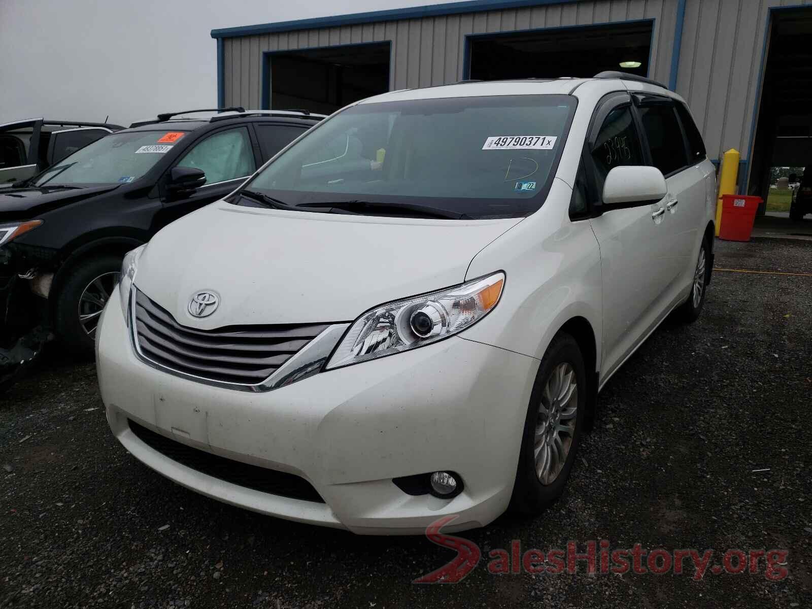 5TDYZ3DCXHS834557 2017 TOYOTA SIENNA