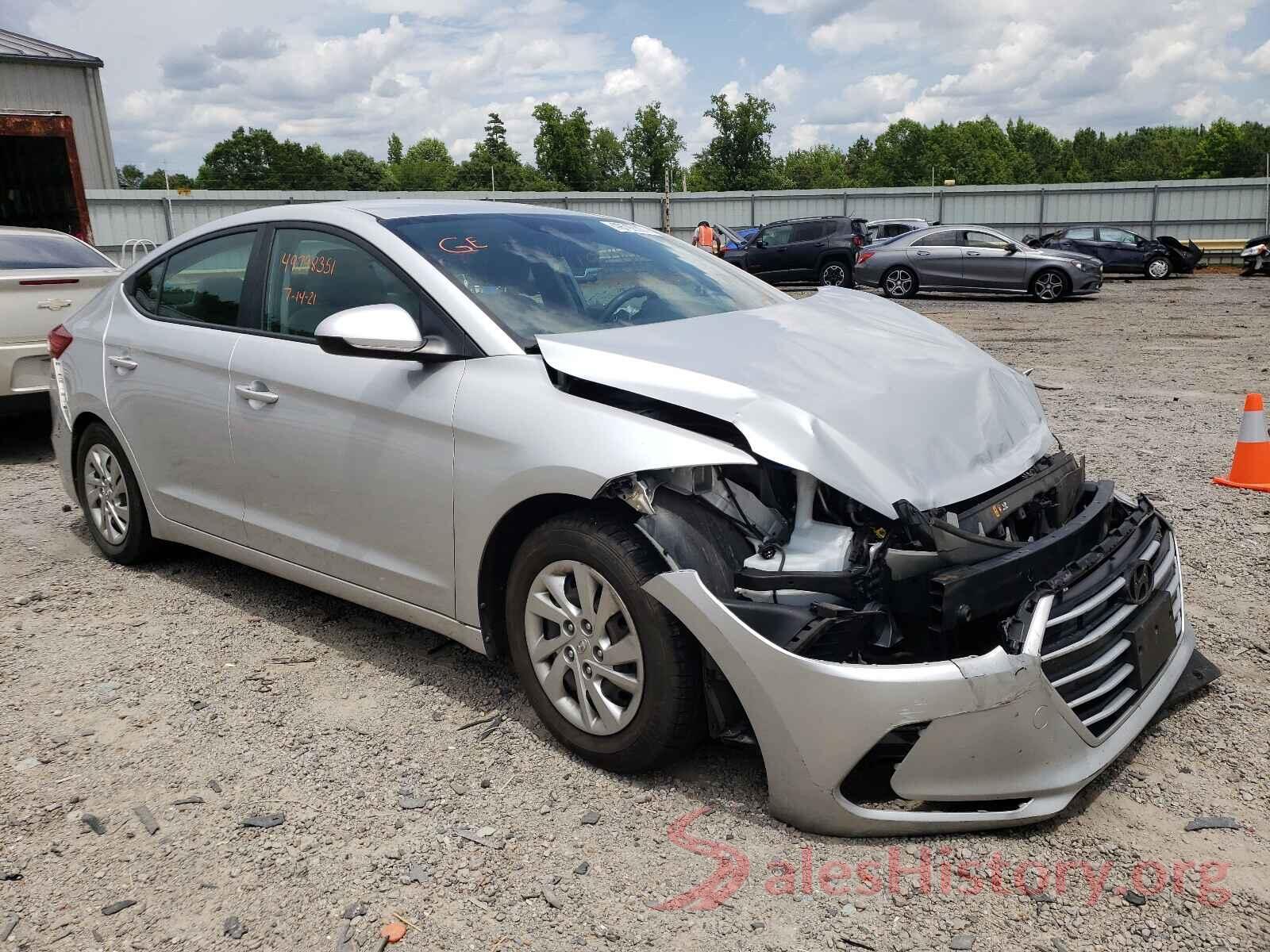 KMHD74LF5HU071019 2017 HYUNDAI ELANTRA