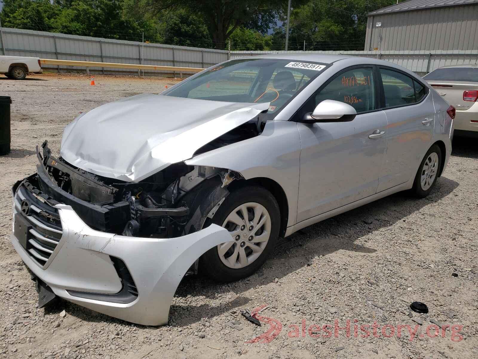 KMHD74LF5HU071019 2017 HYUNDAI ELANTRA