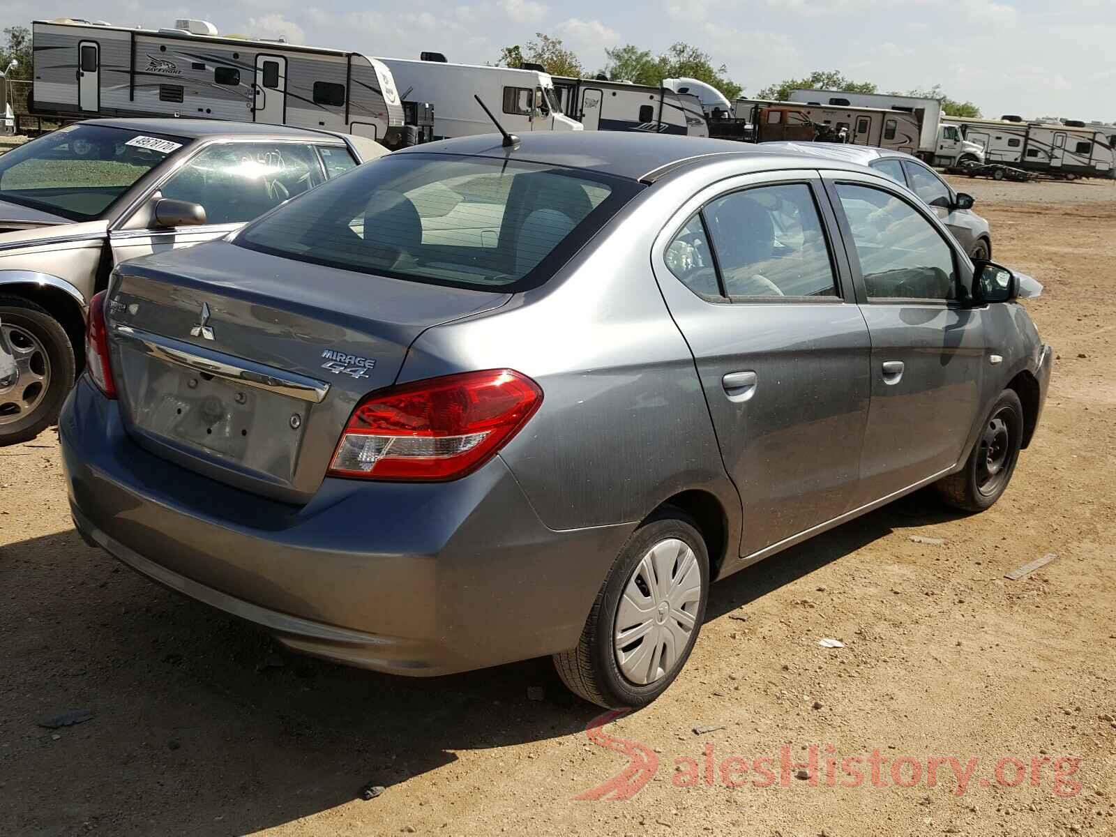 ML32F3FJ7HH002935 2017 MITSUBISHI MIRAGE