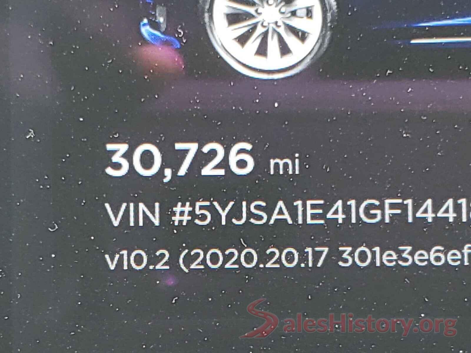 5YJSA1E41GF144188 2016 TESLA MODEL S