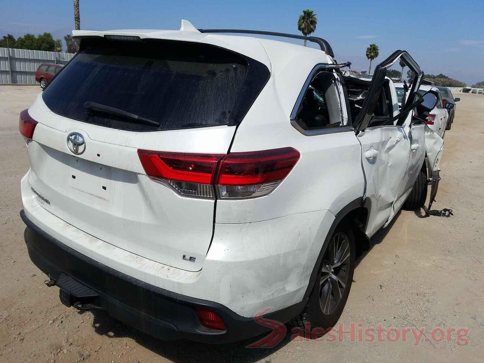 5TDZZRFH1HS206404 2017 TOYOTA HIGHLANDER