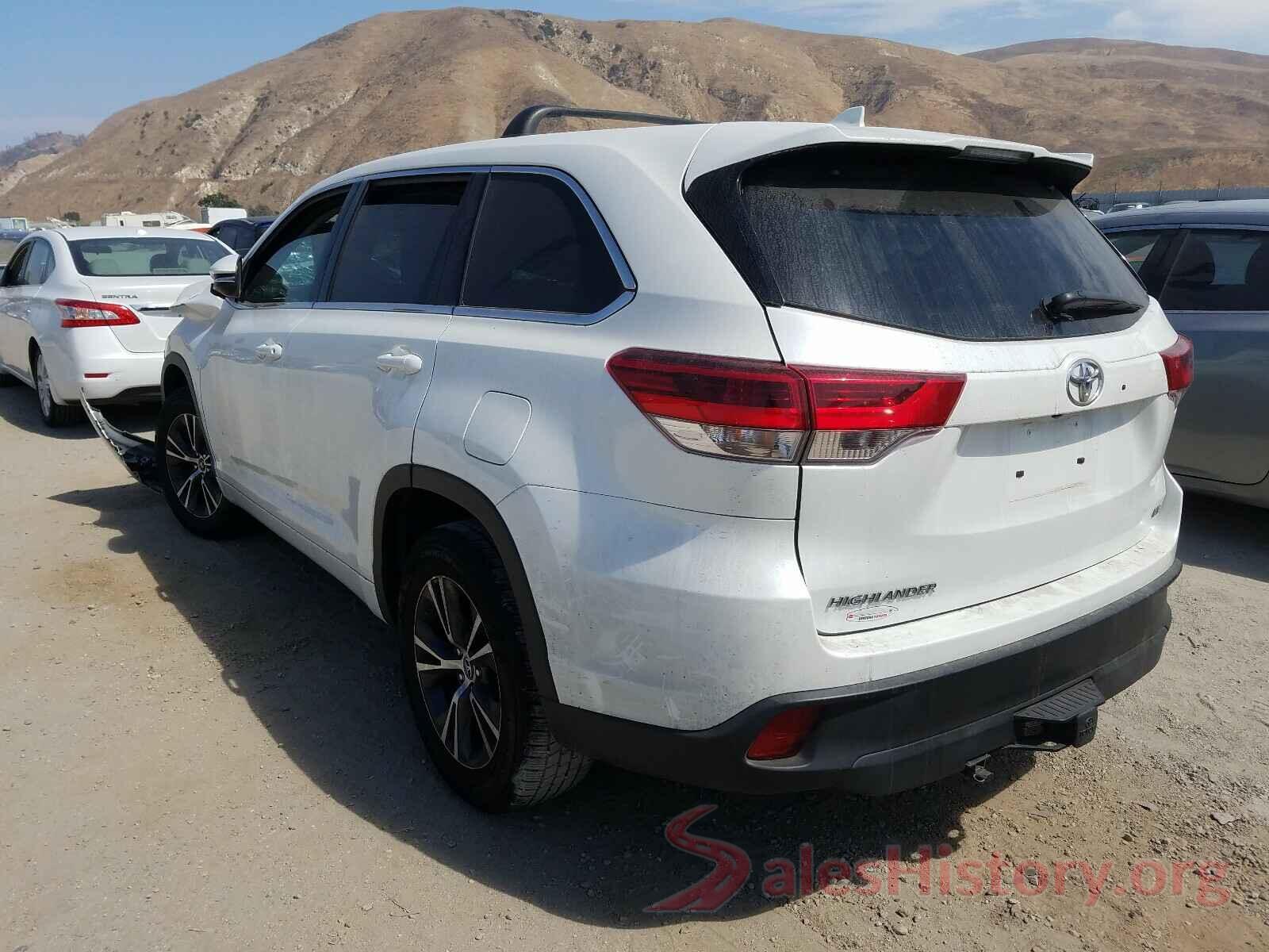 5TDZZRFH1HS206404 2017 TOYOTA HIGHLANDER