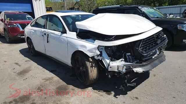 2025 HONDA ACCORD VIN 1HGCY2F75SA077810, trunk area