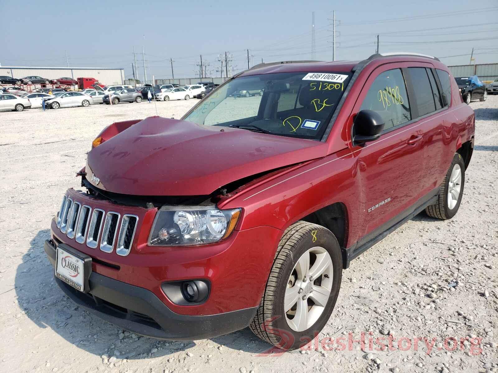 1C4NJCBA5GD513001 2016 JEEP COMPASS